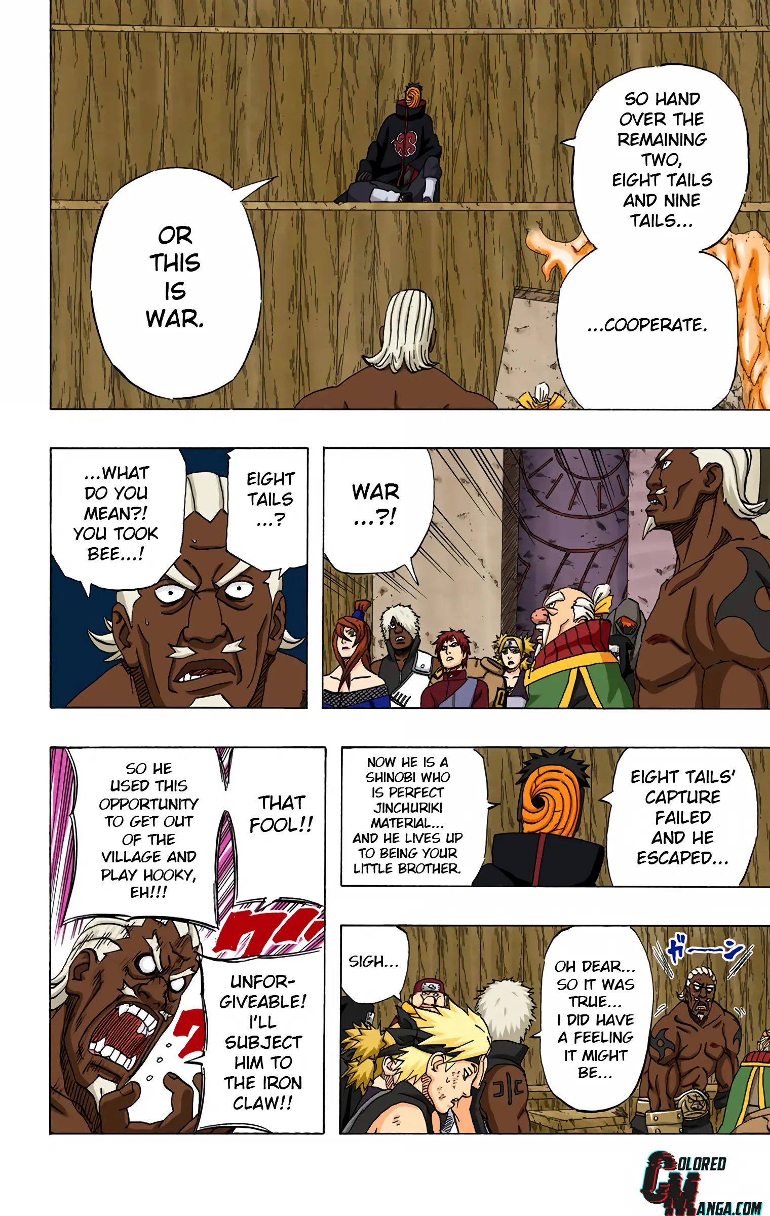 Naruto Colored Manga Online, chapter 467, page 18