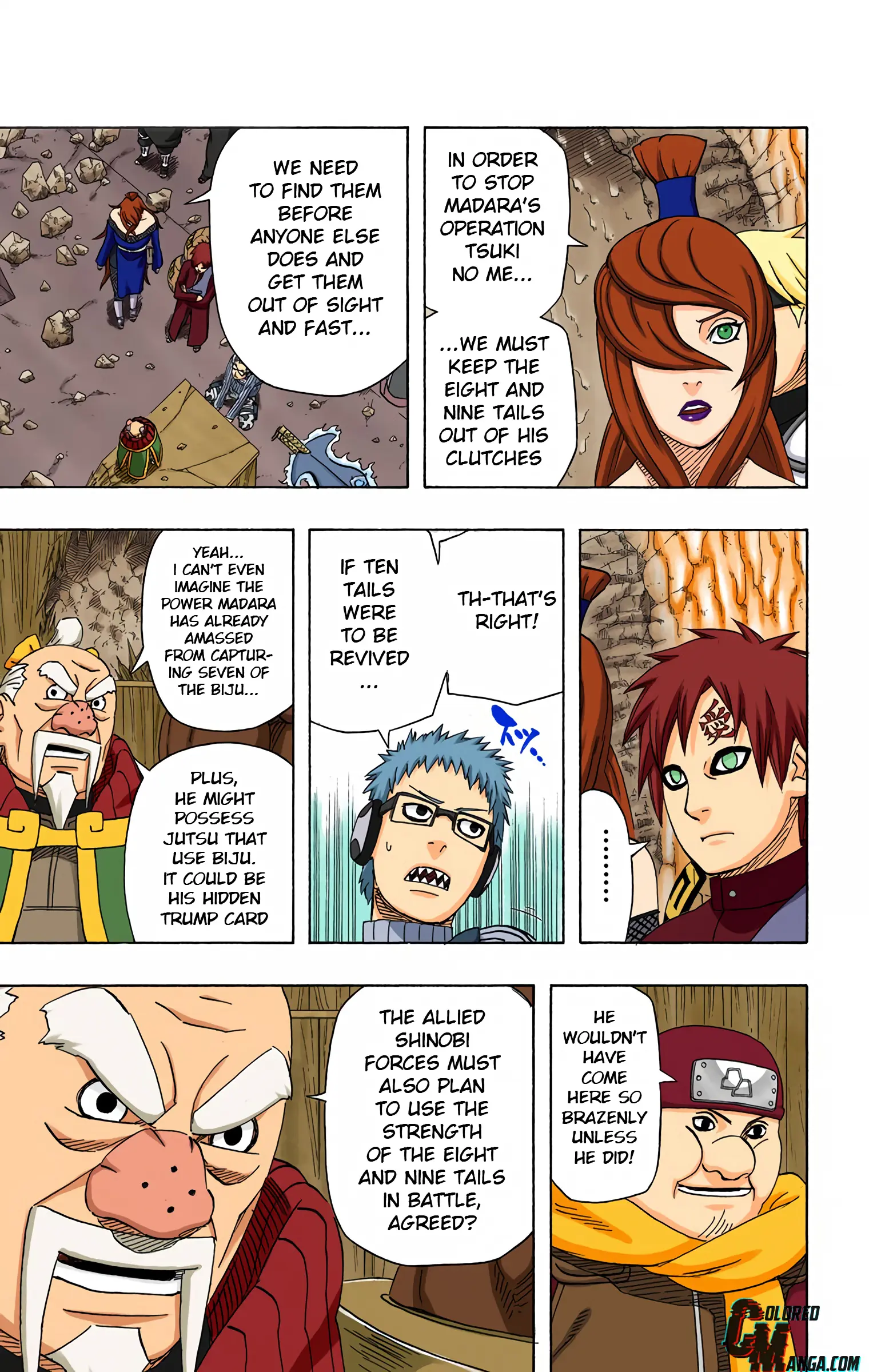 Naruto Colored Manga Online, chapter 468, page 5