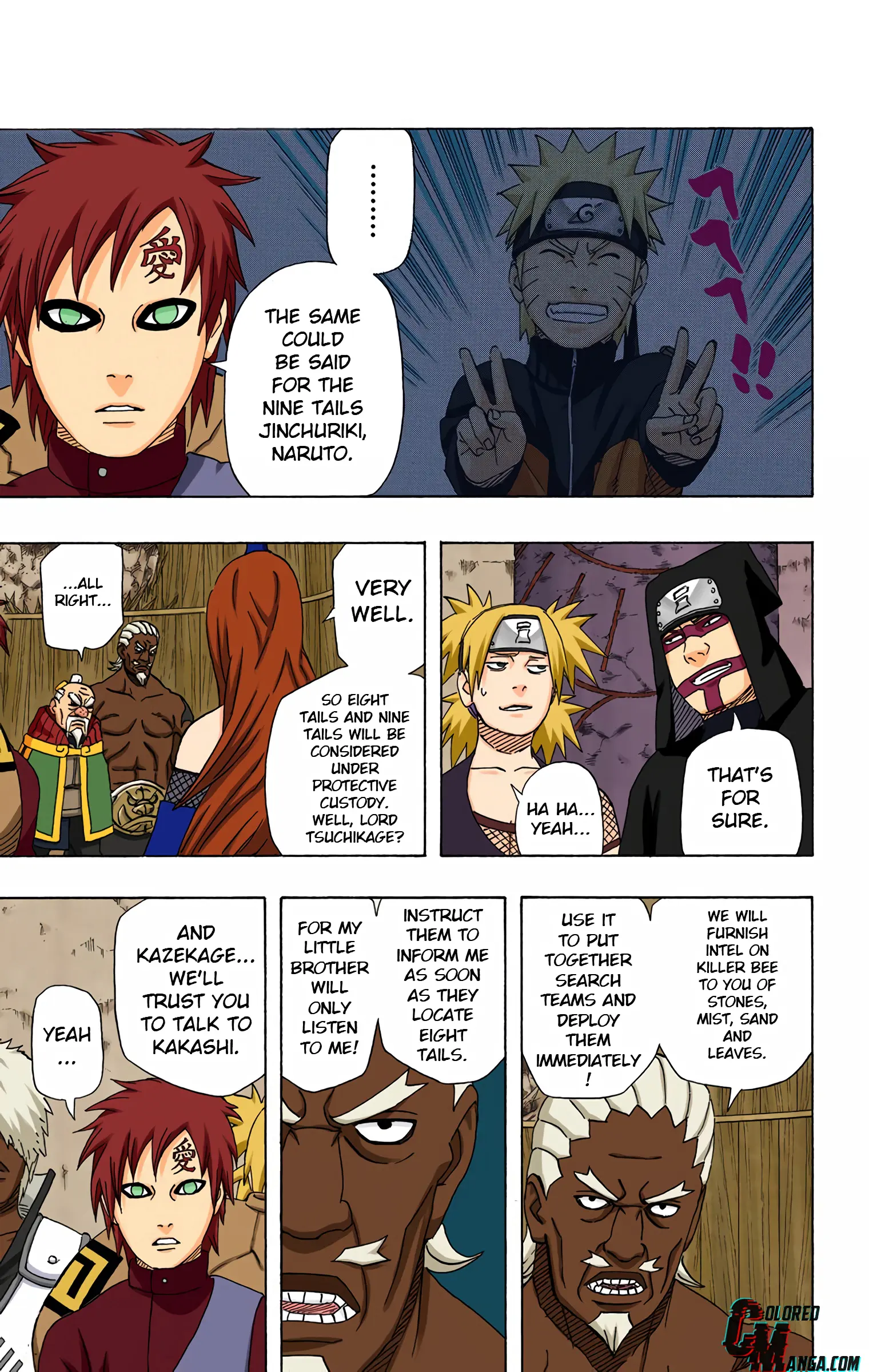 Naruto Colored Manga Online, chapter 468, page 7