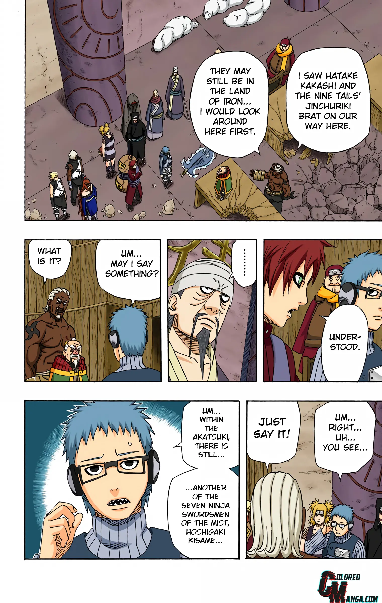 Naruto Colored Manga Online, chapter 468, page 8