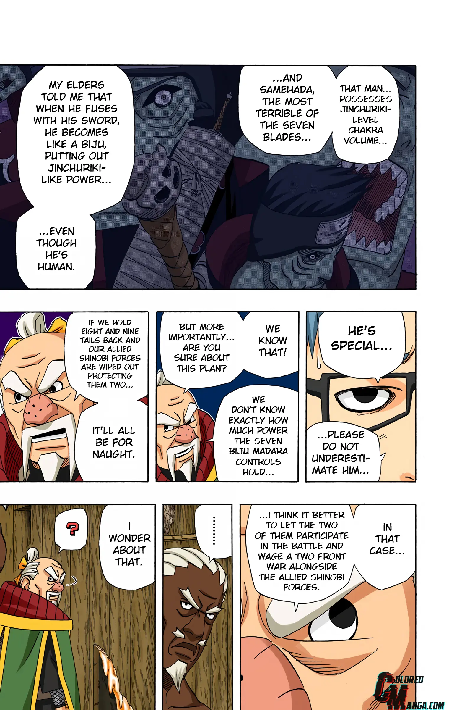 Naruto Colored Manga Online, chapter 468, page 9