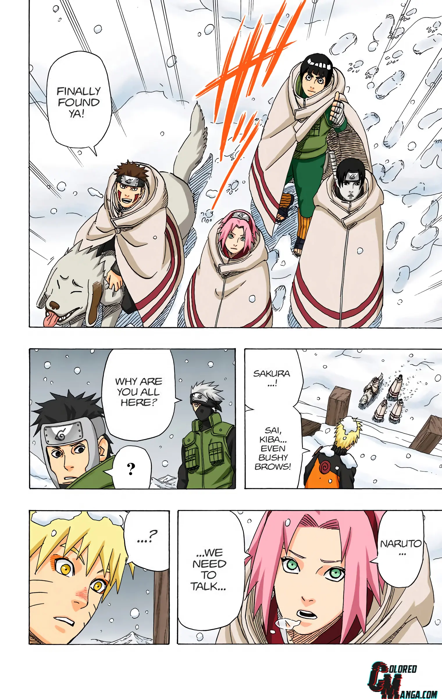 Naruto Colored Manga Online, chapter 468, page 16