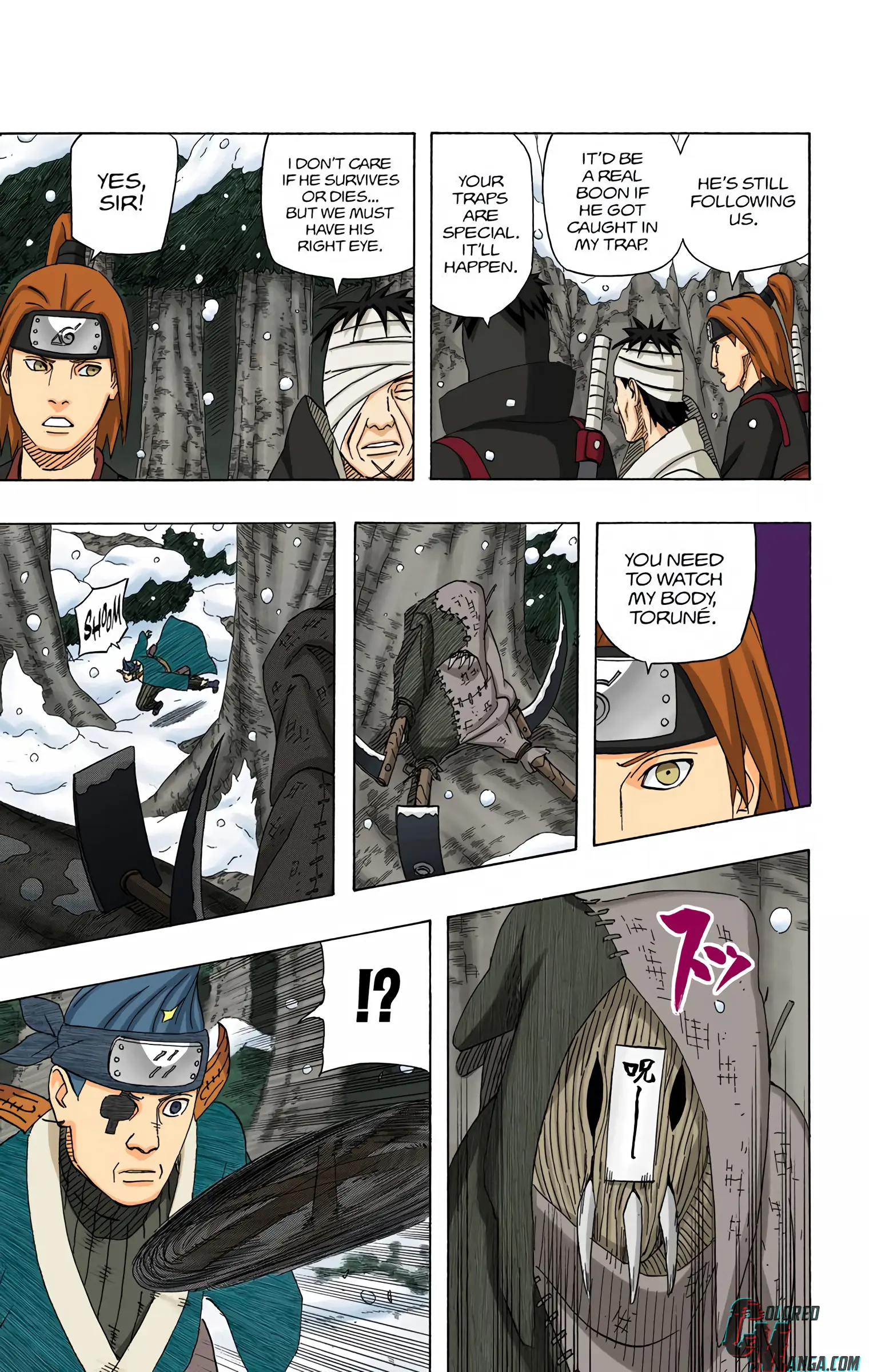 Naruto Colored Manga Online, chapter 469, page 3