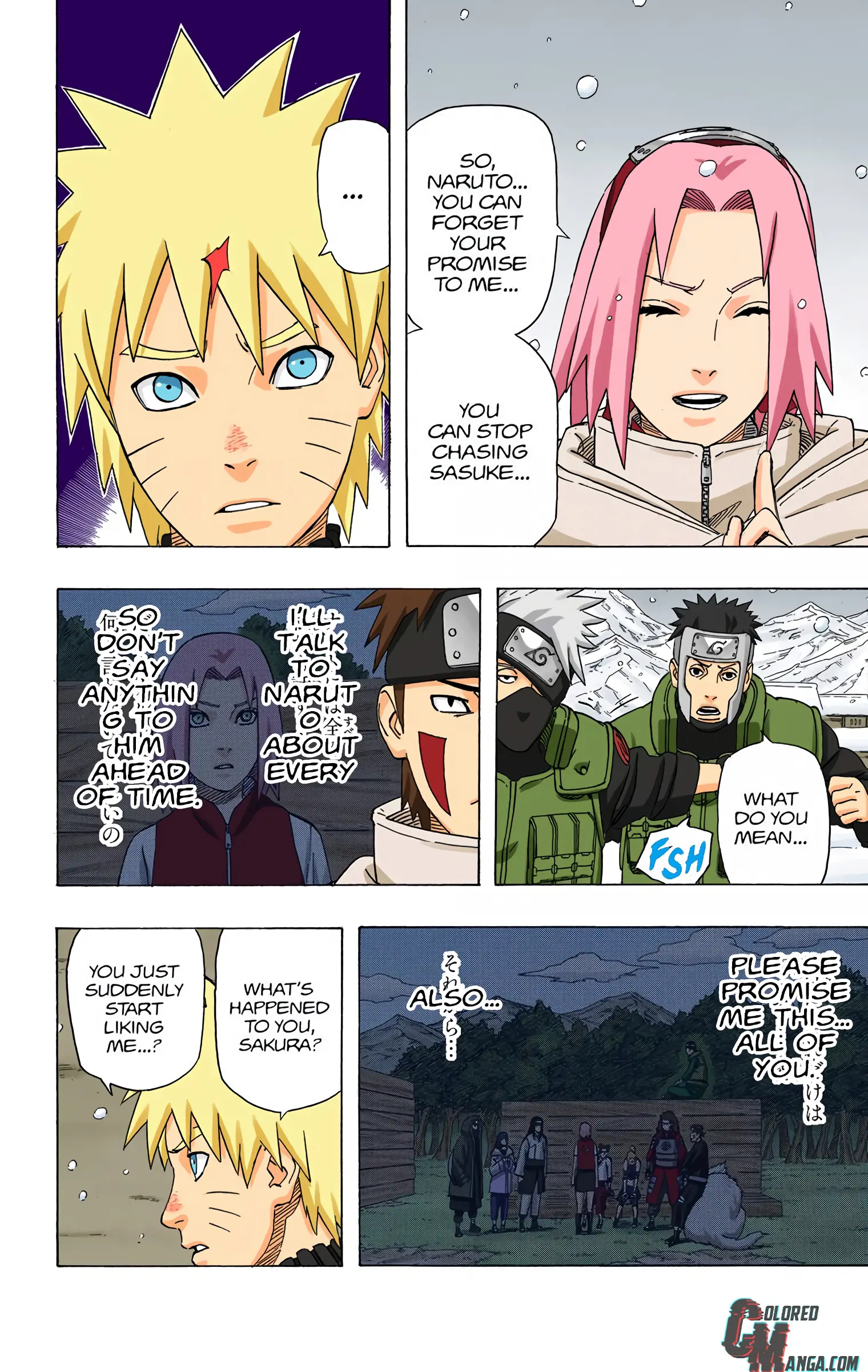 Naruto Colored Manga Online, chapter 469, page 12