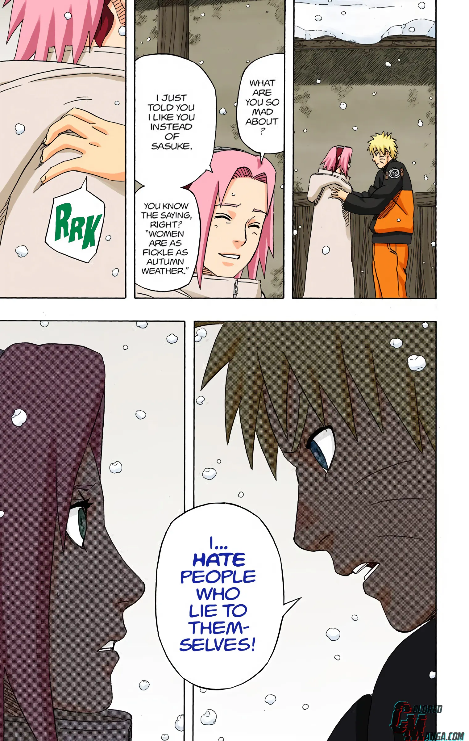 Naruto Colored Manga Online, chapter 469, page 17