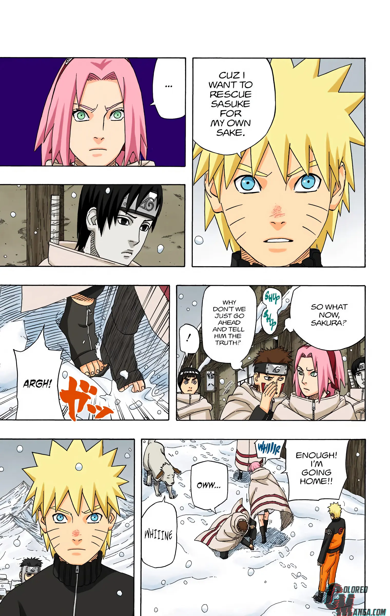 Naruto Colored Manga Online, chapter 470, page 5