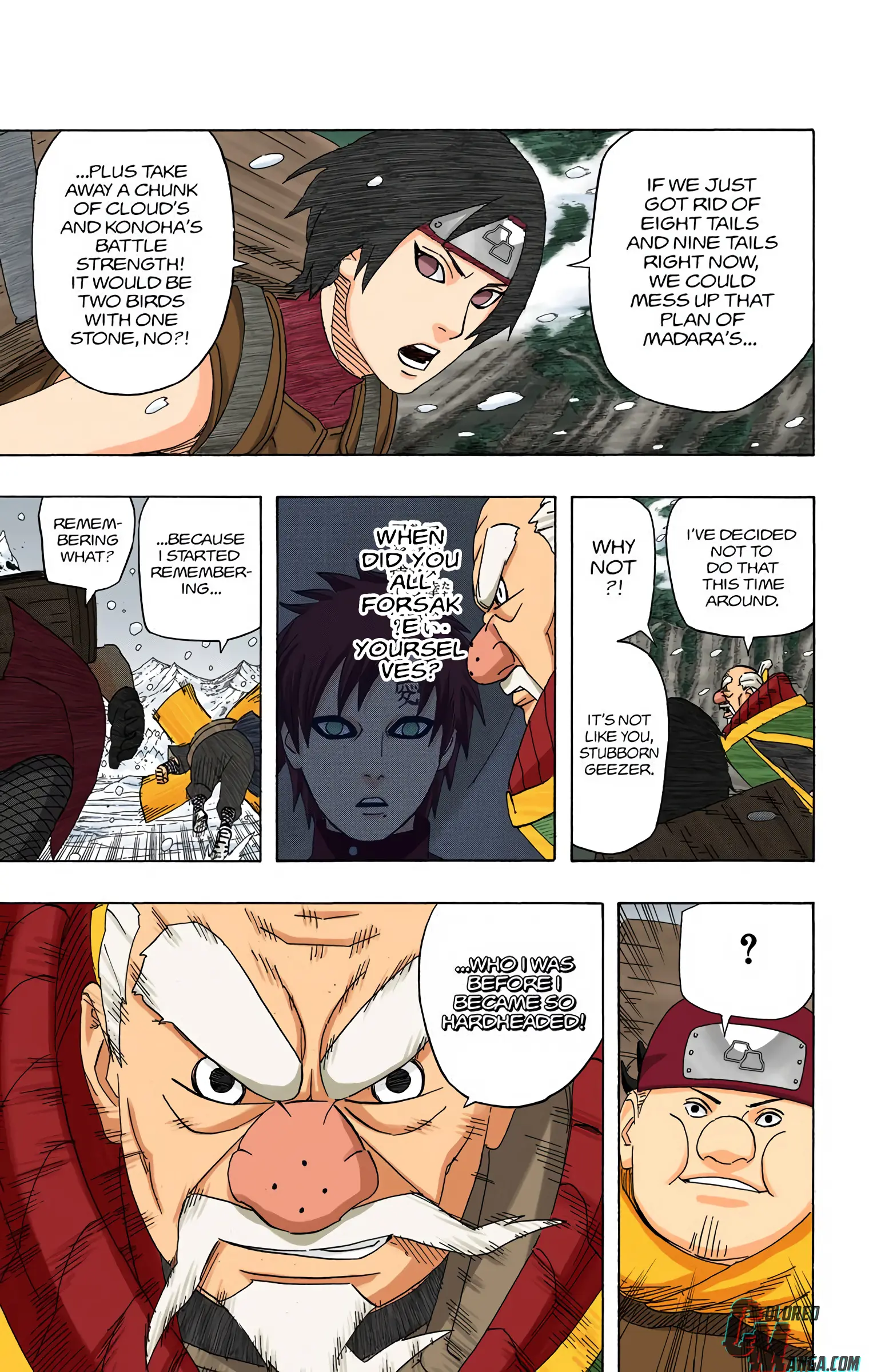 Naruto Colored Manga Online, chapter 470, page 9