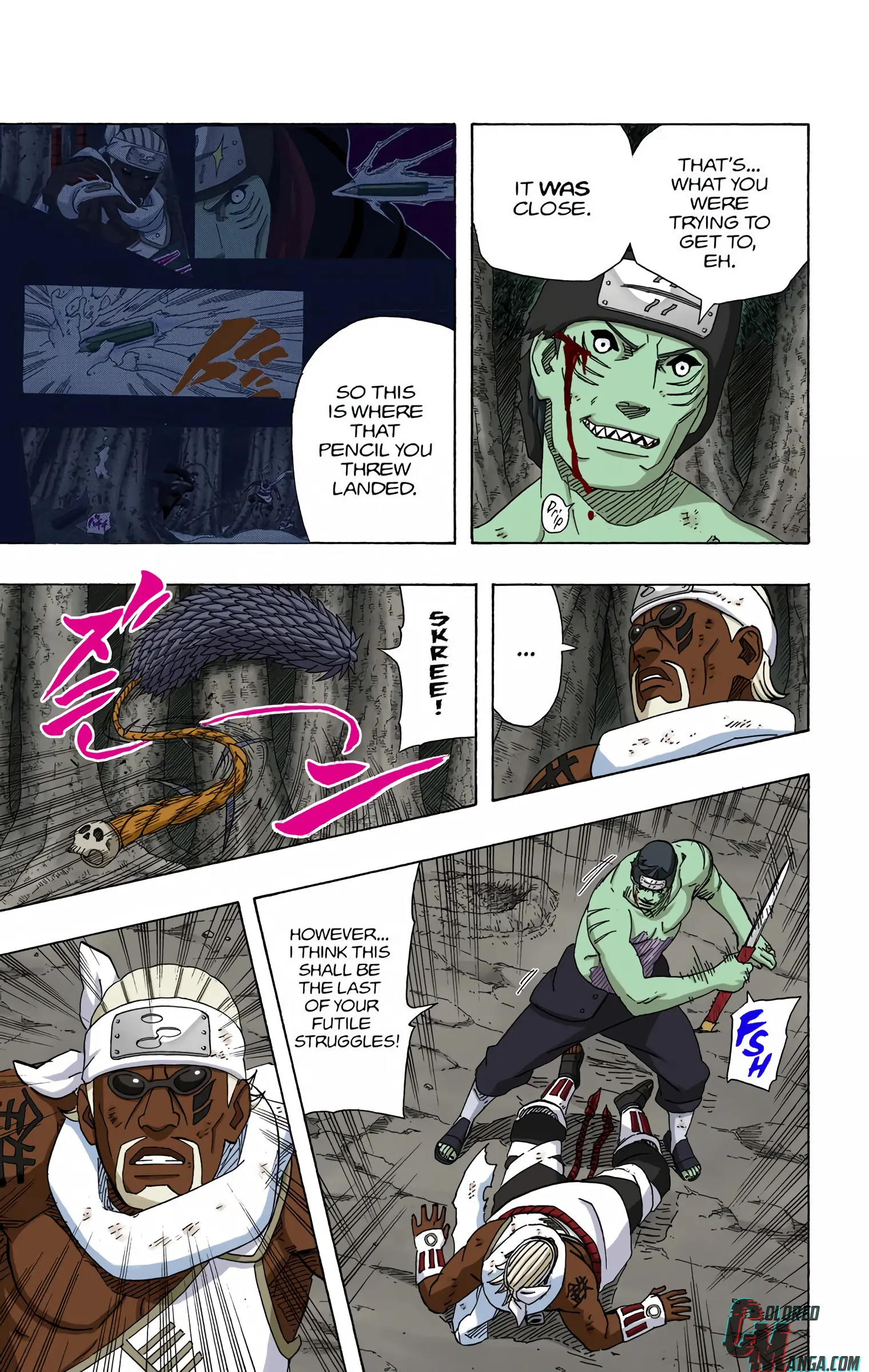 Naruto Colored Manga Online, chapter 473, page 3