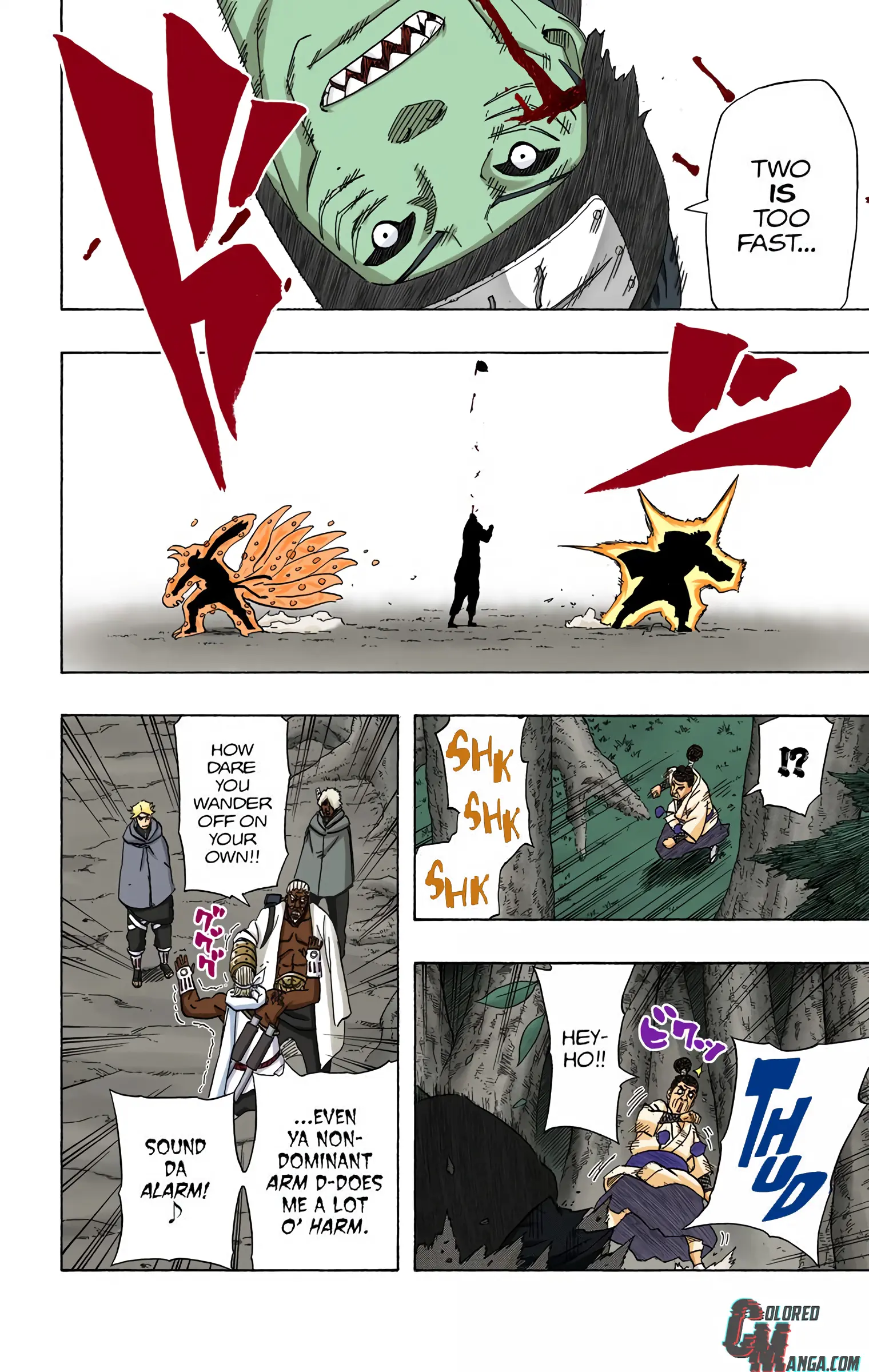 Naruto Colored Manga Online, chapter 473, page 7
