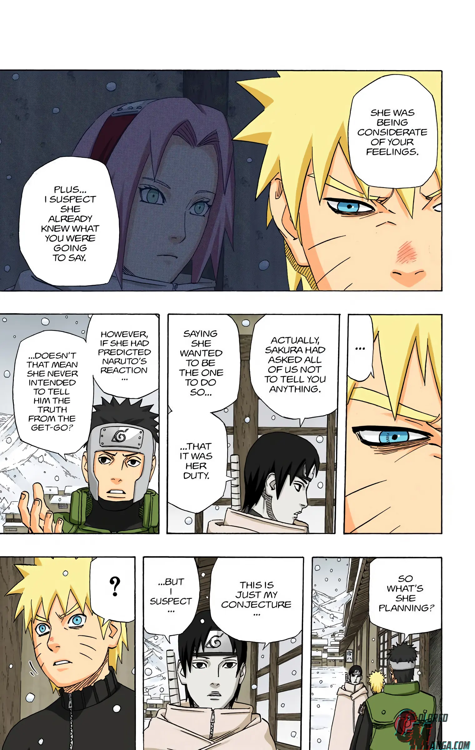Naruto Colored Manga Online, chapter 474, page 11