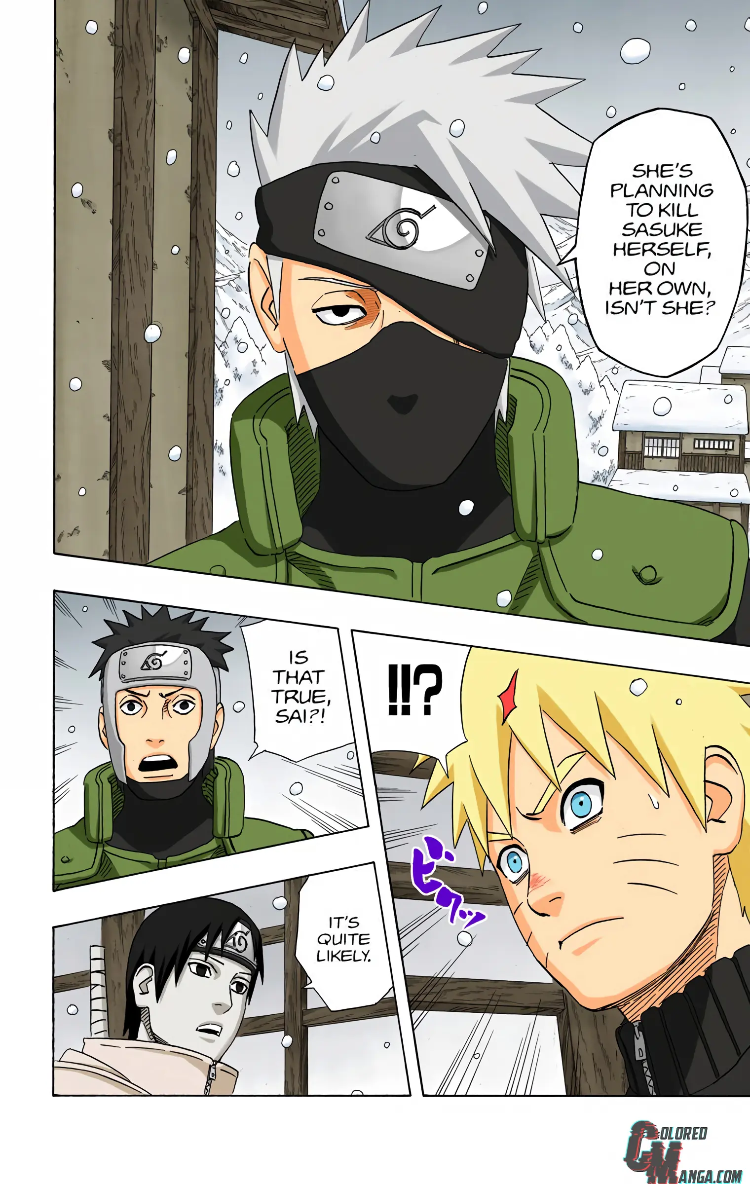 Naruto Colored Manga Online, chapter 474, page 12