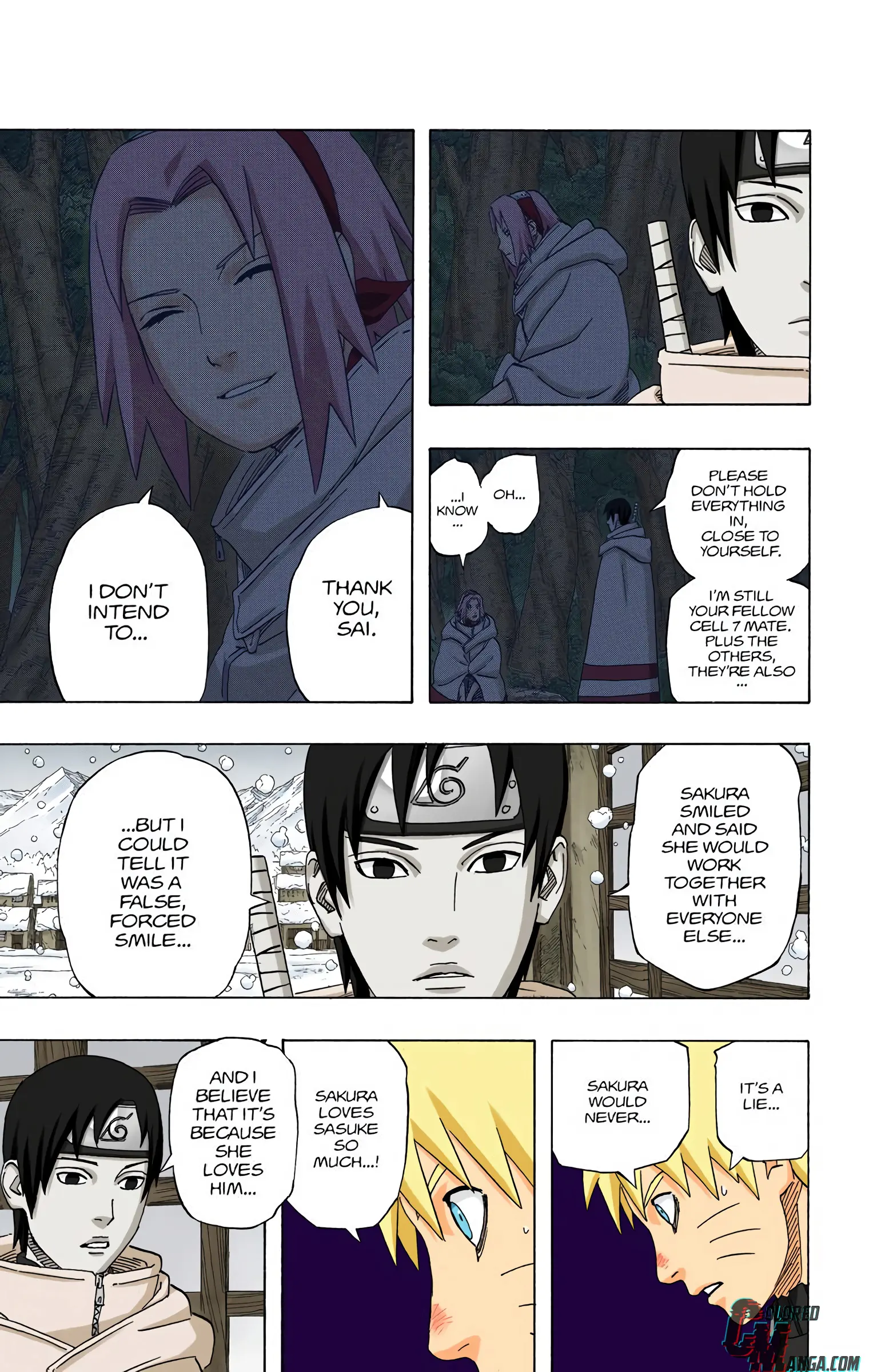 Naruto Colored Manga Online, chapter 474, page 13