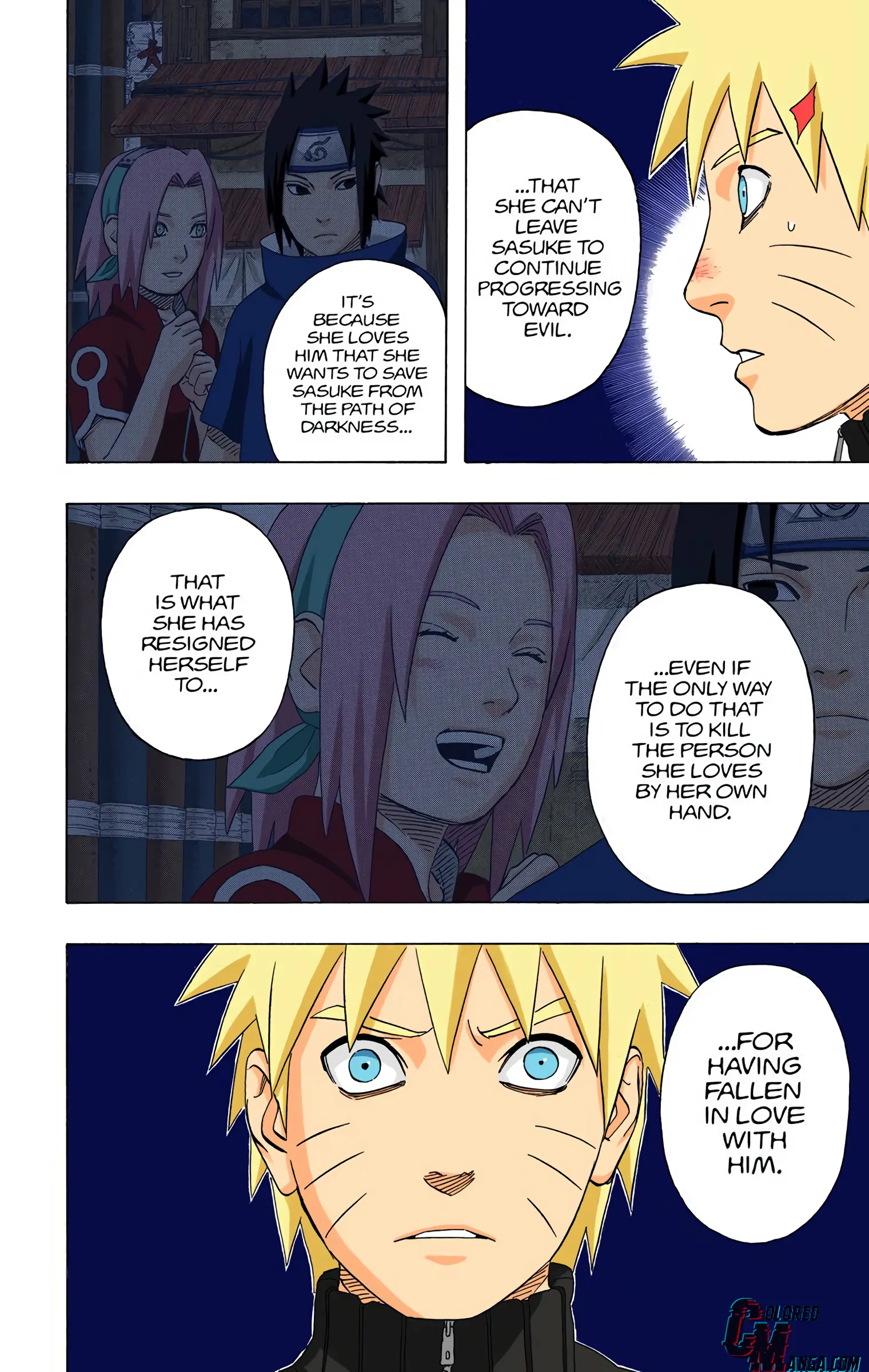 Naruto Colored Manga Online, chapter 474, page 14