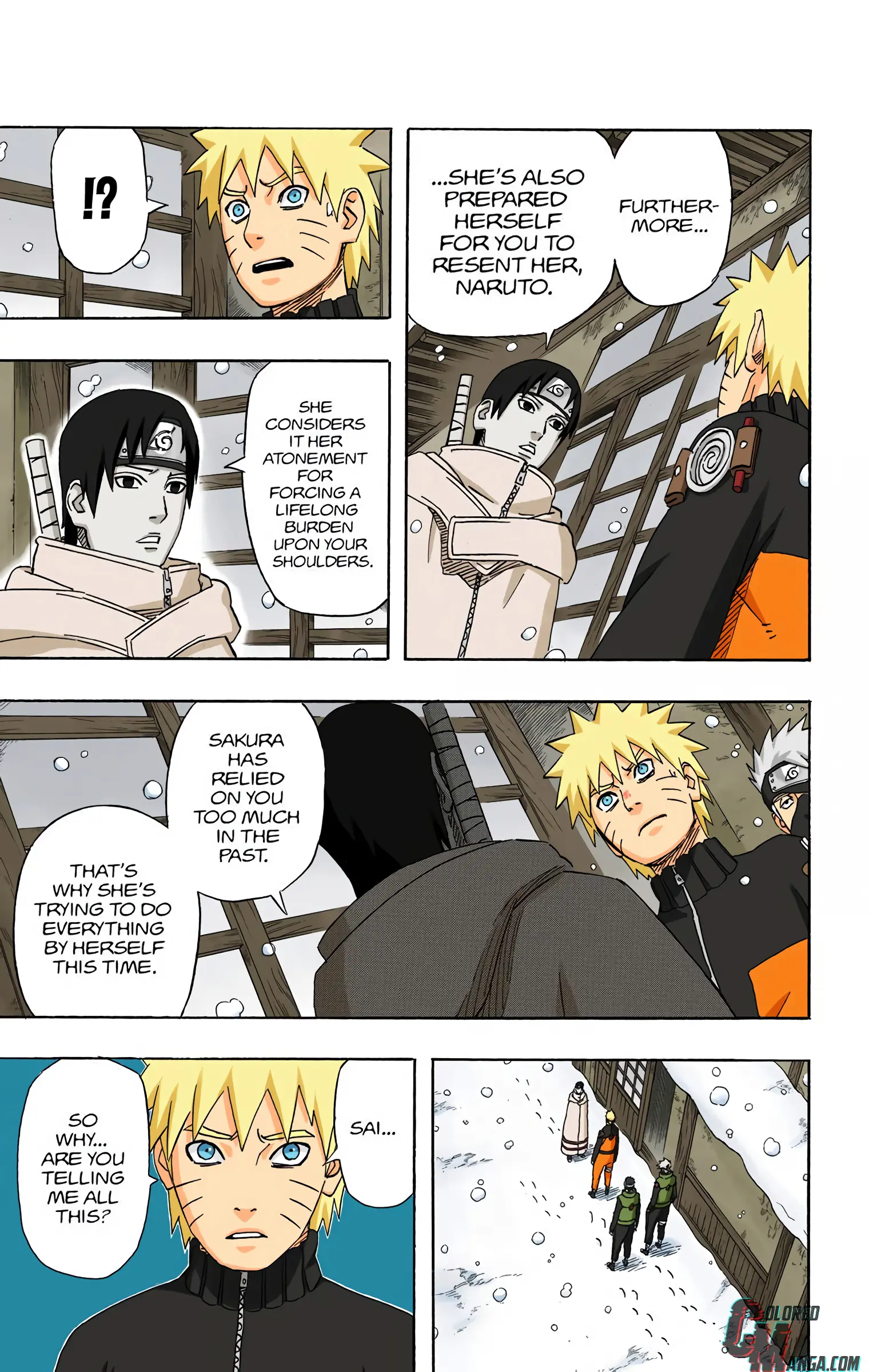 Naruto Colored Manga Online, chapter 474, page 15
