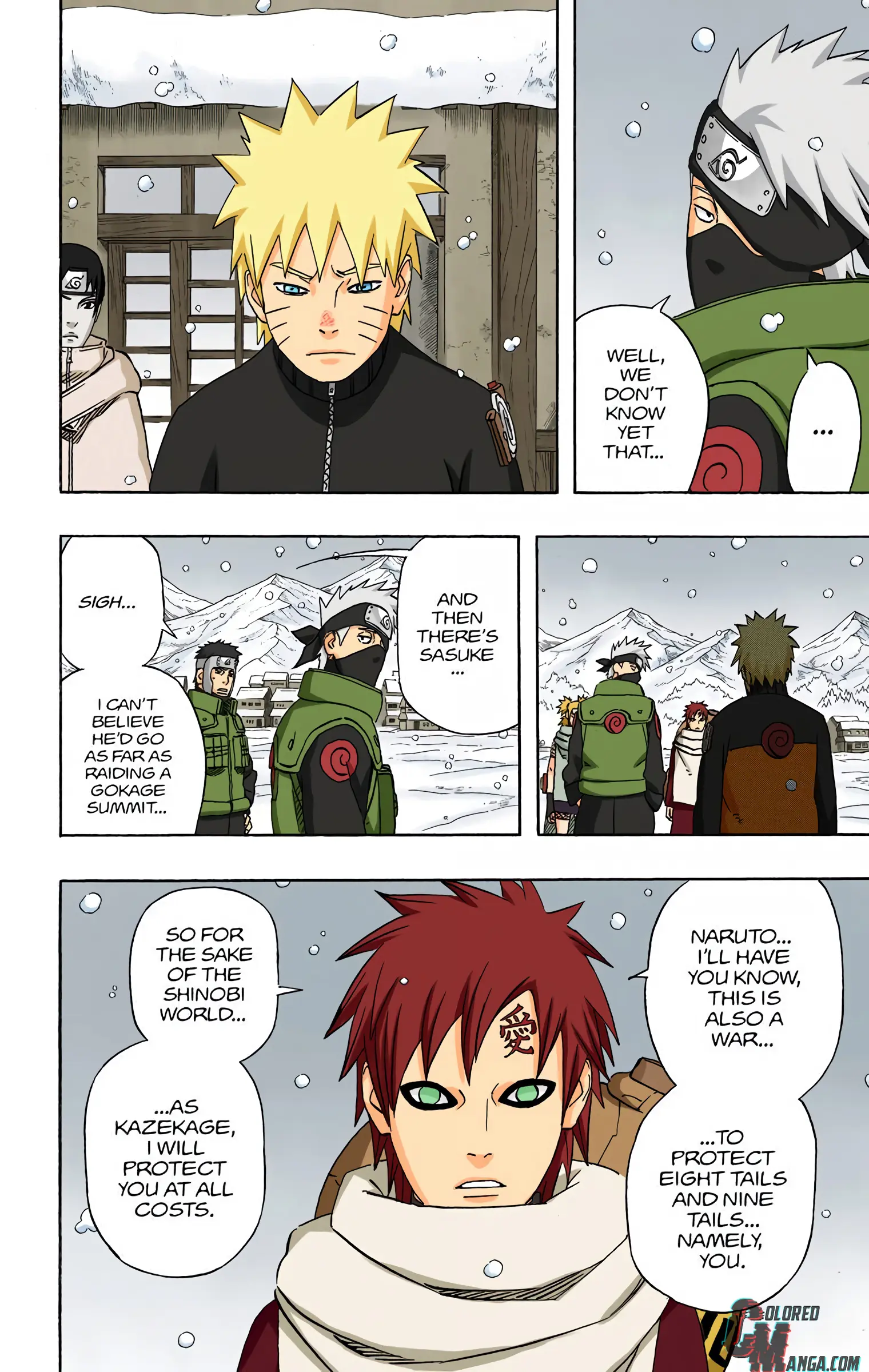 Naruto Colored Manga Online, chapter 474, page 20