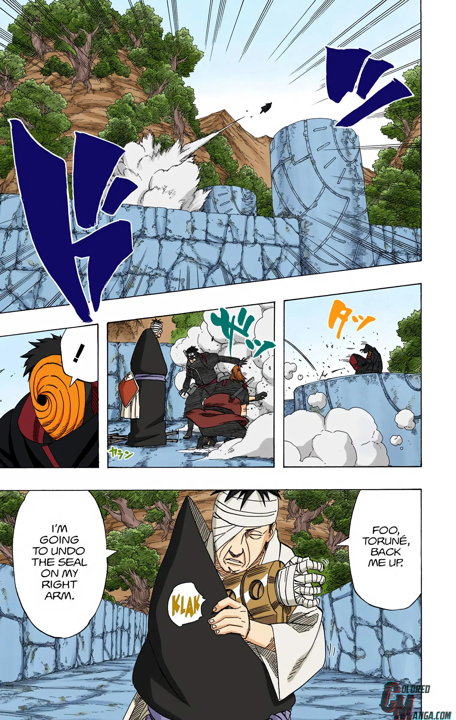 Naruto Colored Manga Online, chapter 474, page 23