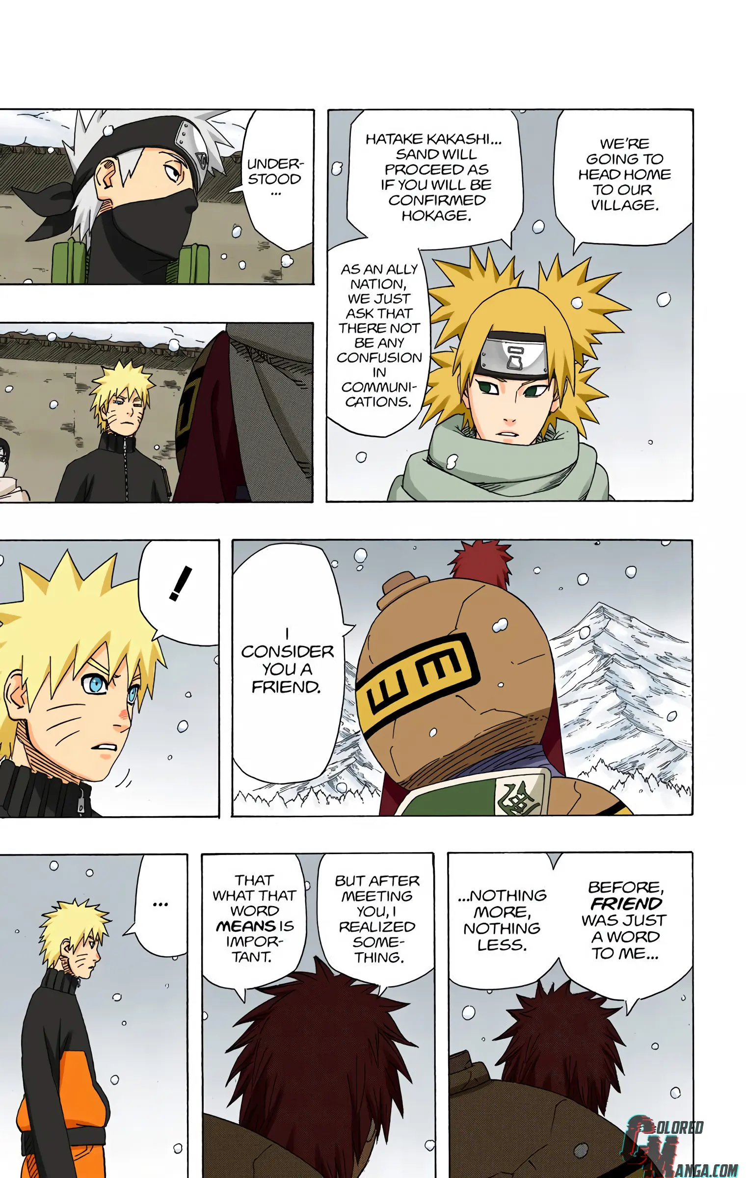 Naruto Colored Manga Online, chapter 475, page 13