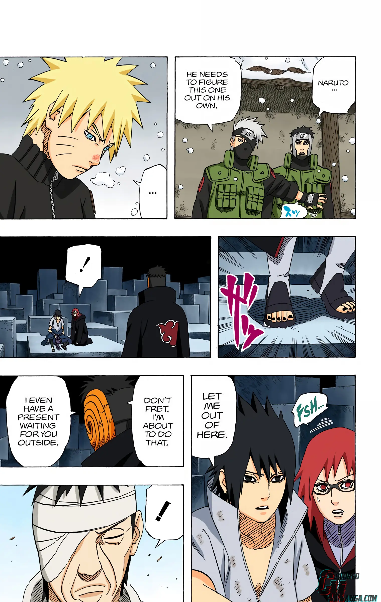 Naruto Colored Manga Online, chapter 475, page 15