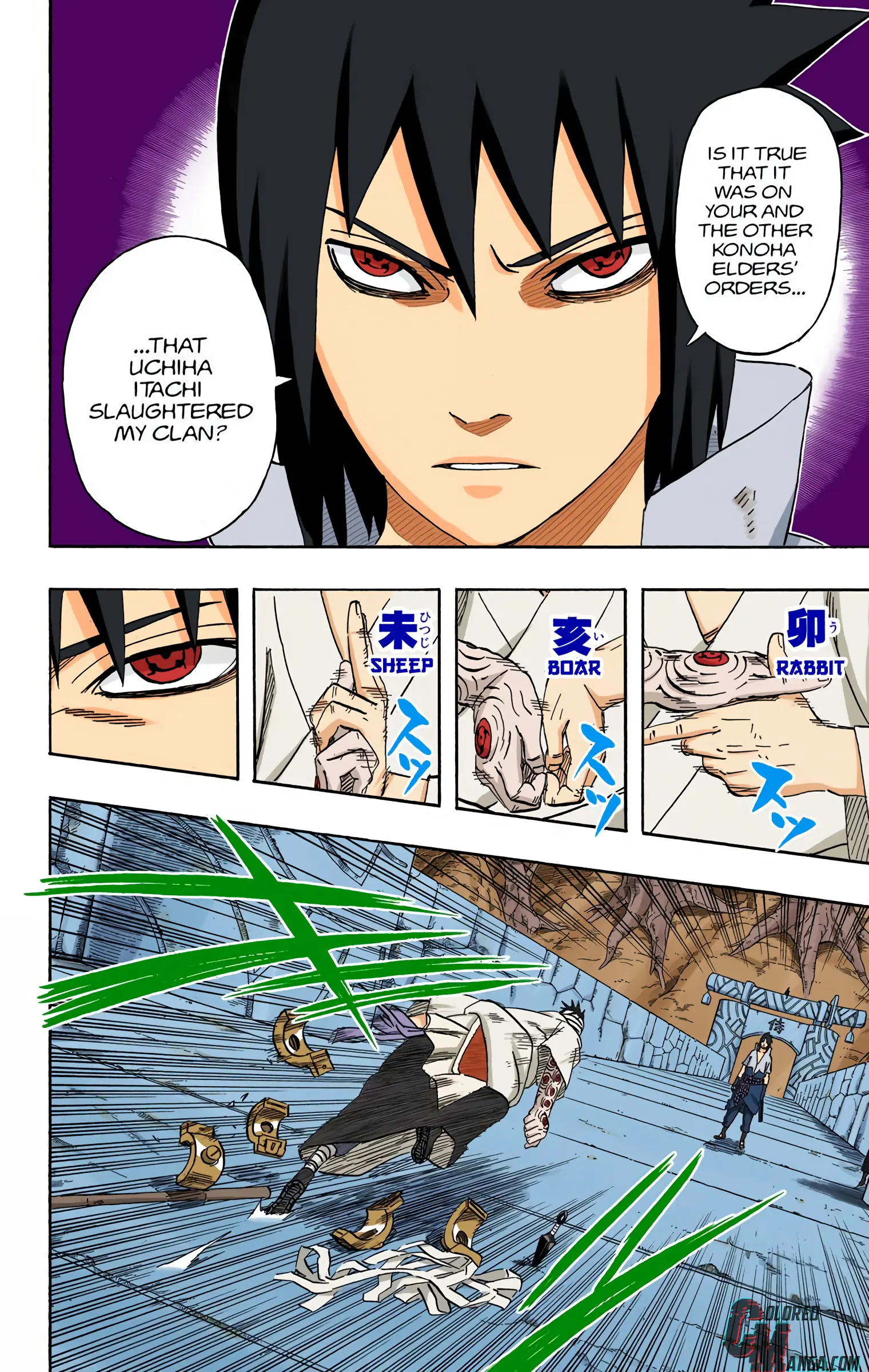 Naruto Colored Manga Online, chapter 476, page 5