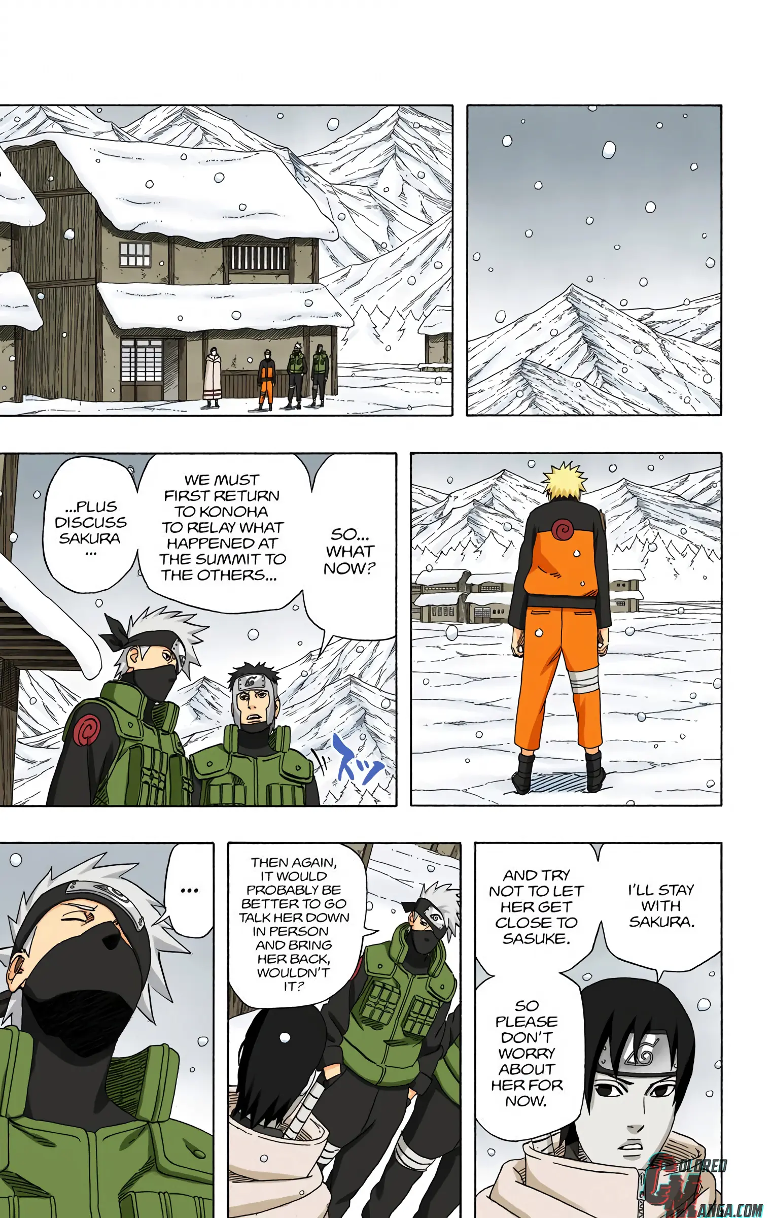 Naruto Colored Manga Online, chapter 476, page 8