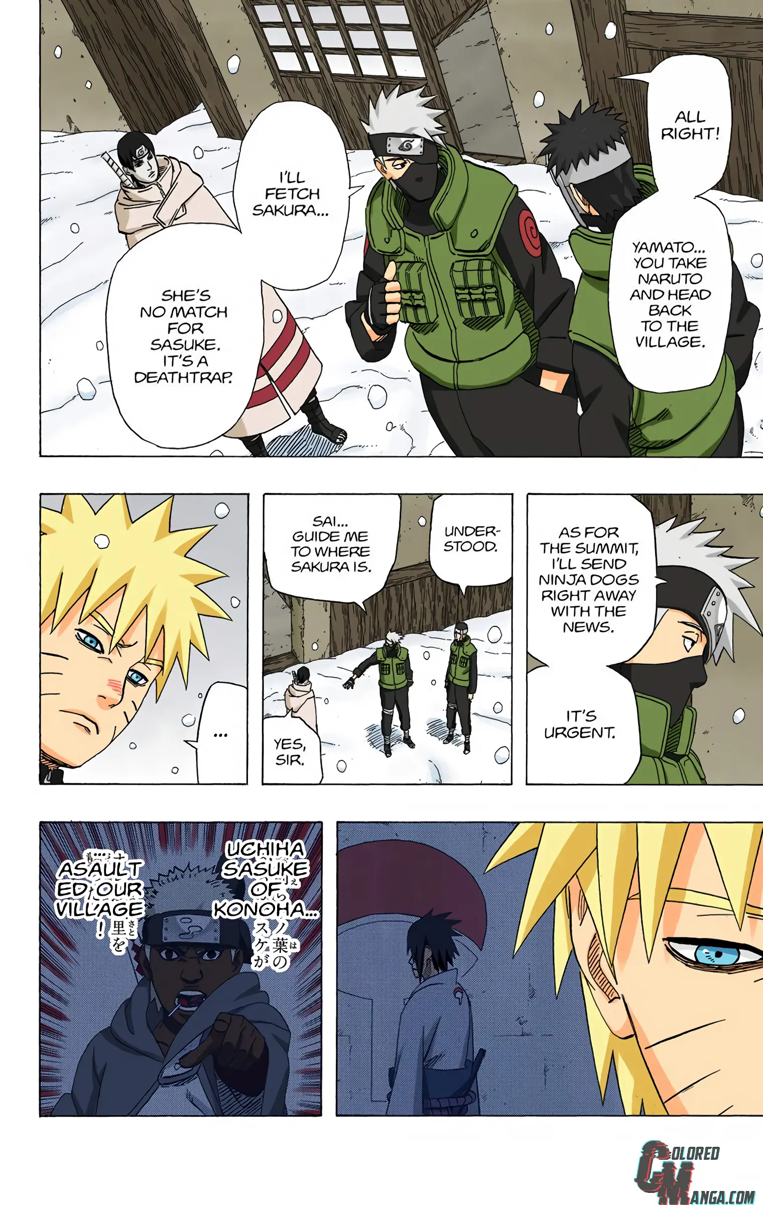 Naruto Colored Manga Online, chapter 476, page 9