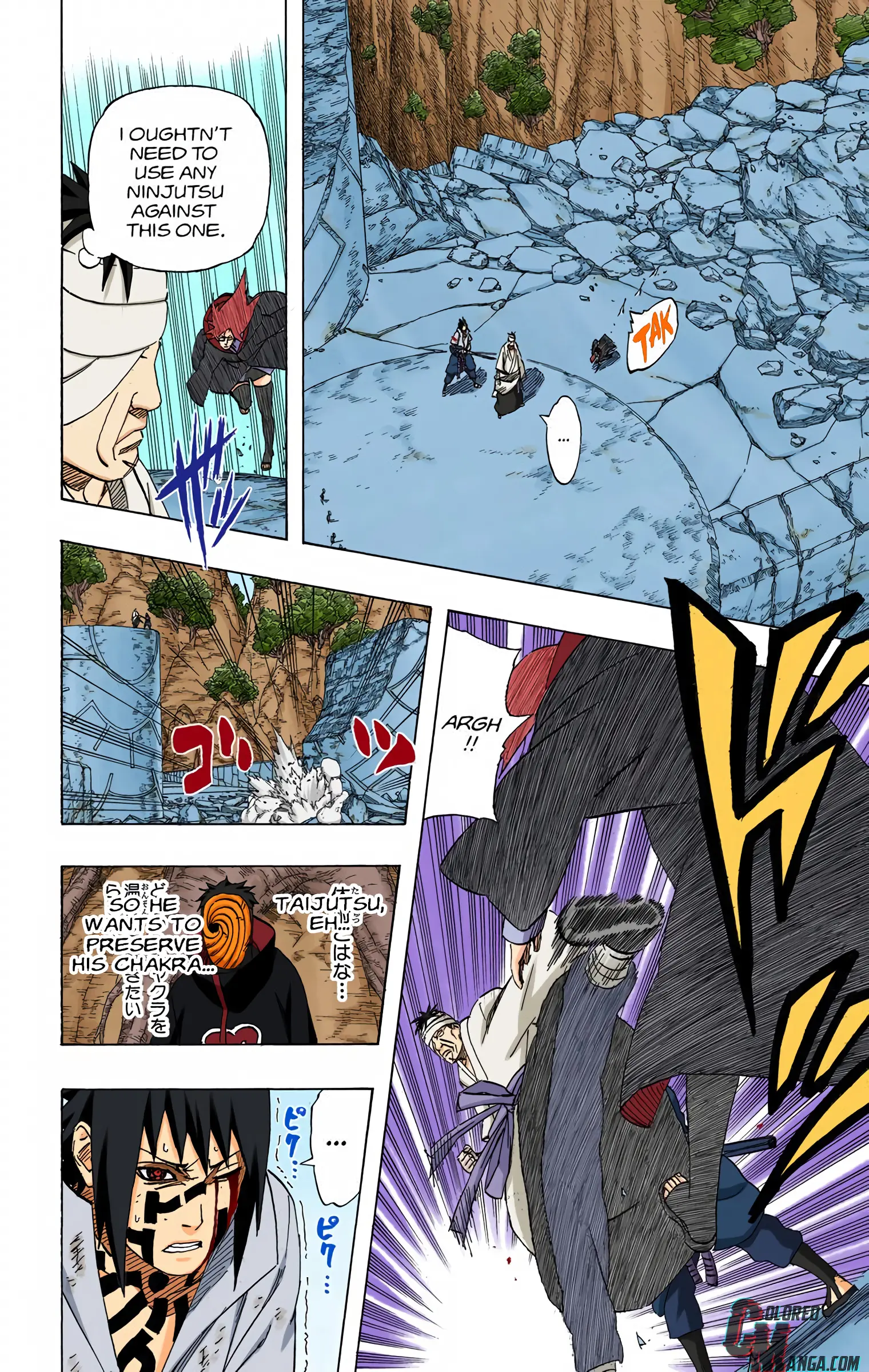 Naruto Colored Manga Online, chapter 478, page 4