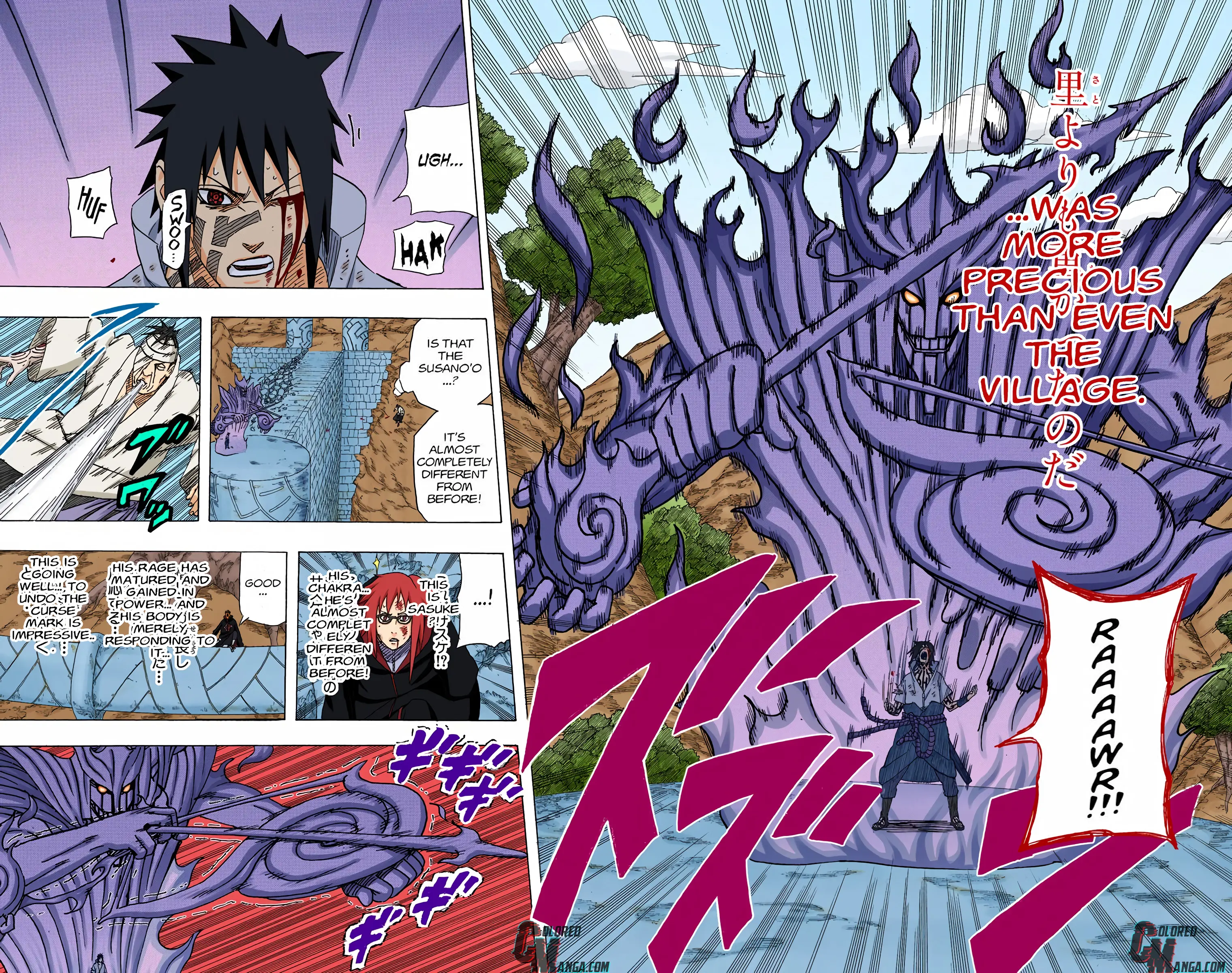 Naruto Colored Manga Online, chapter 478, page 8
