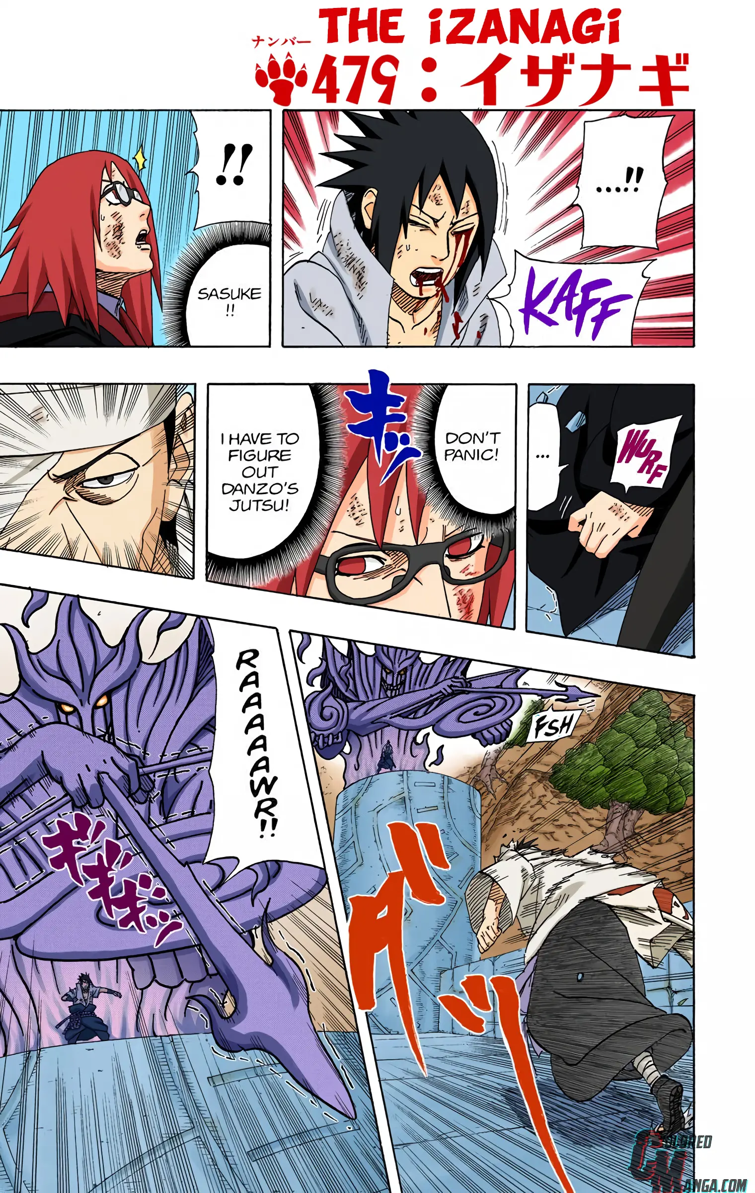 Naruto Colored Manga Online, chapter 479, page 1