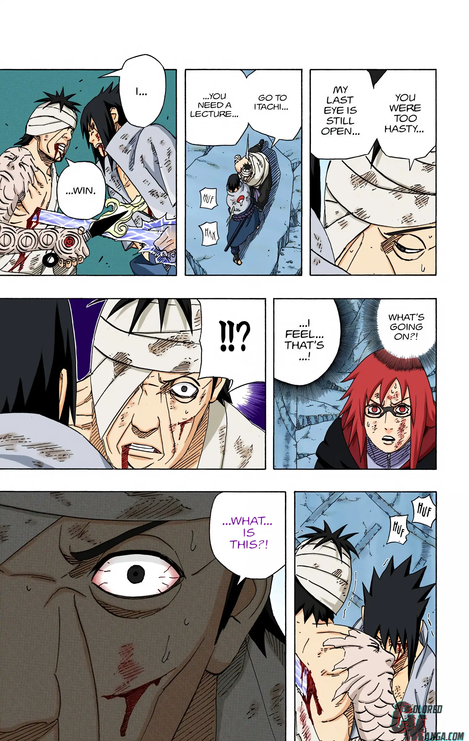 Naruto Colored Manga Online, chapter 480, page 3