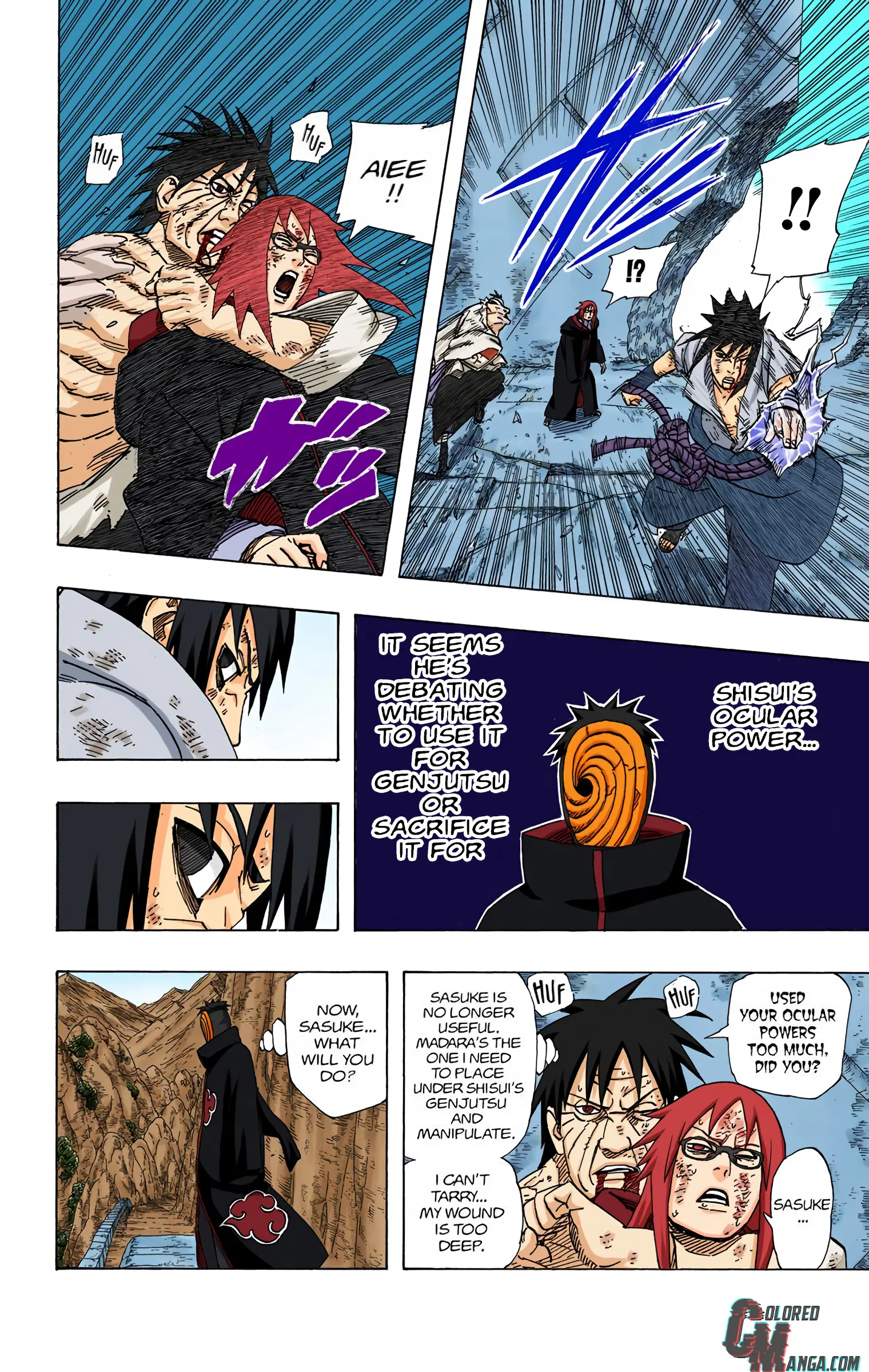 Naruto Colored Manga Online, chapter 480, page 12