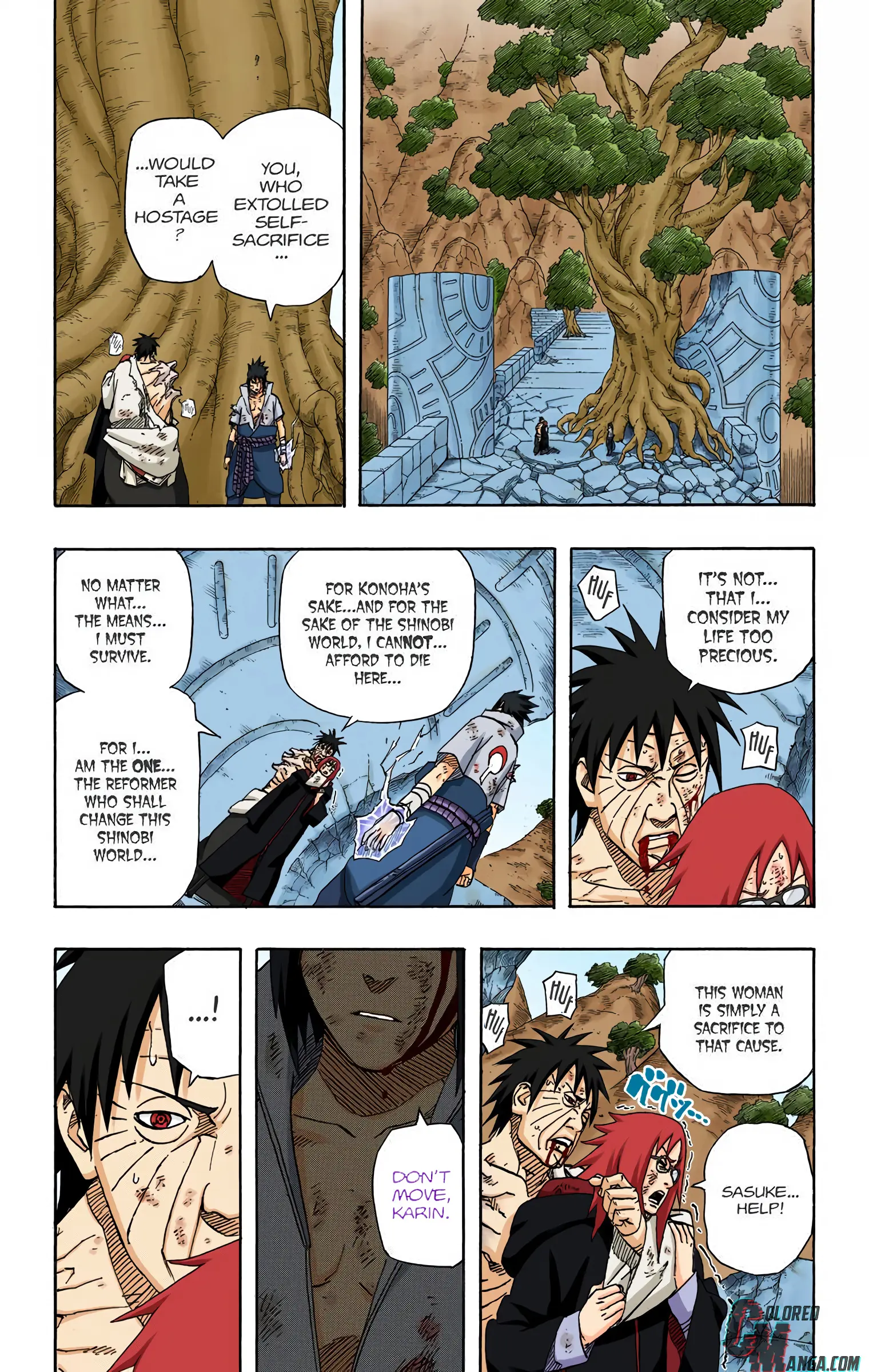 Naruto Colored Manga Online, chapter 480, page 13