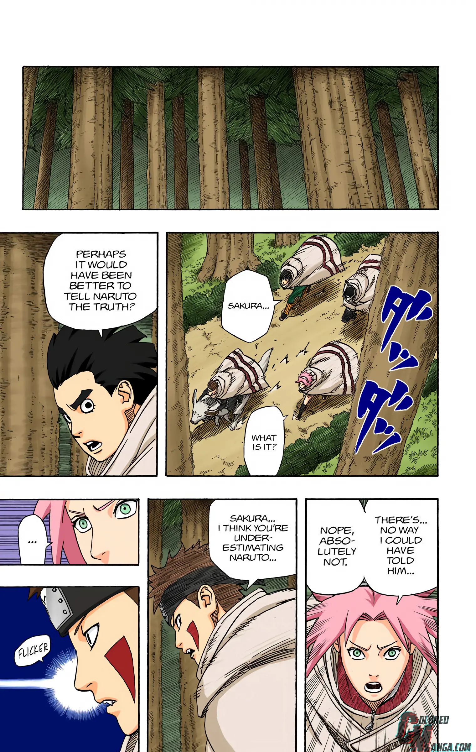Naruto Colored Manga Online, chapter 481, page 13