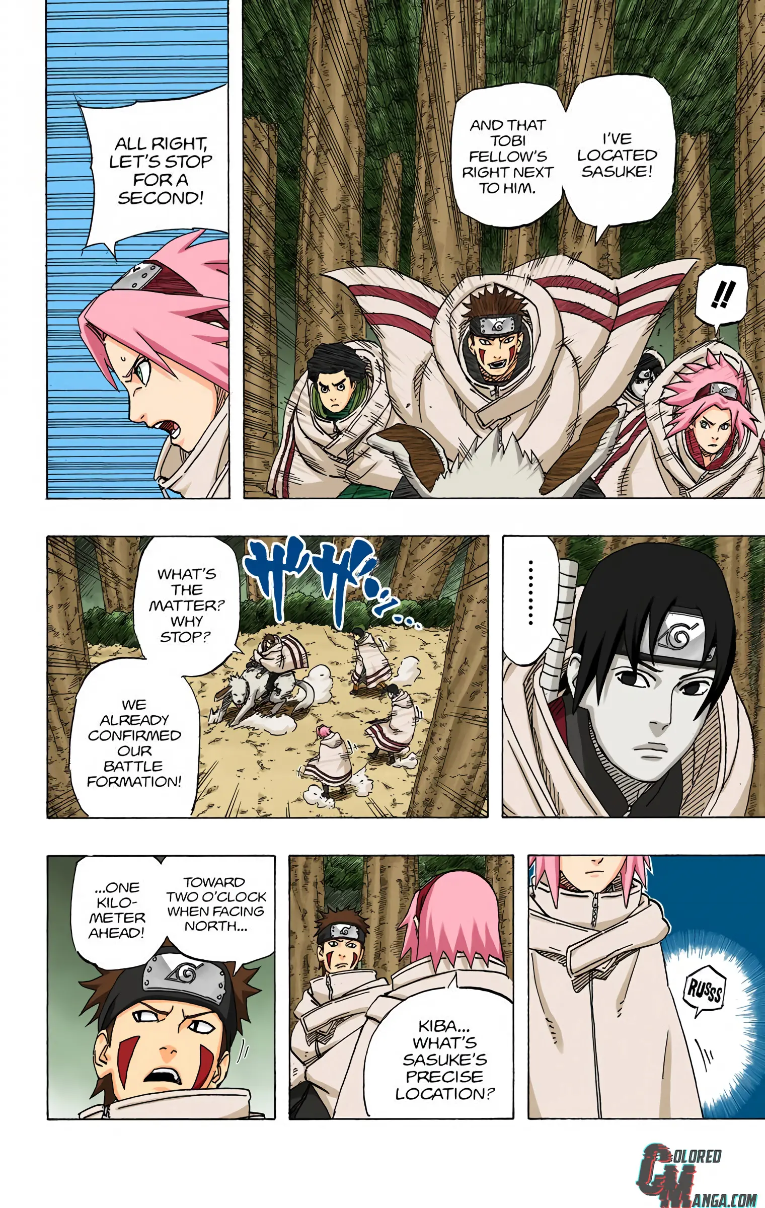 Naruto Colored Manga Online, chapter 481, page 14