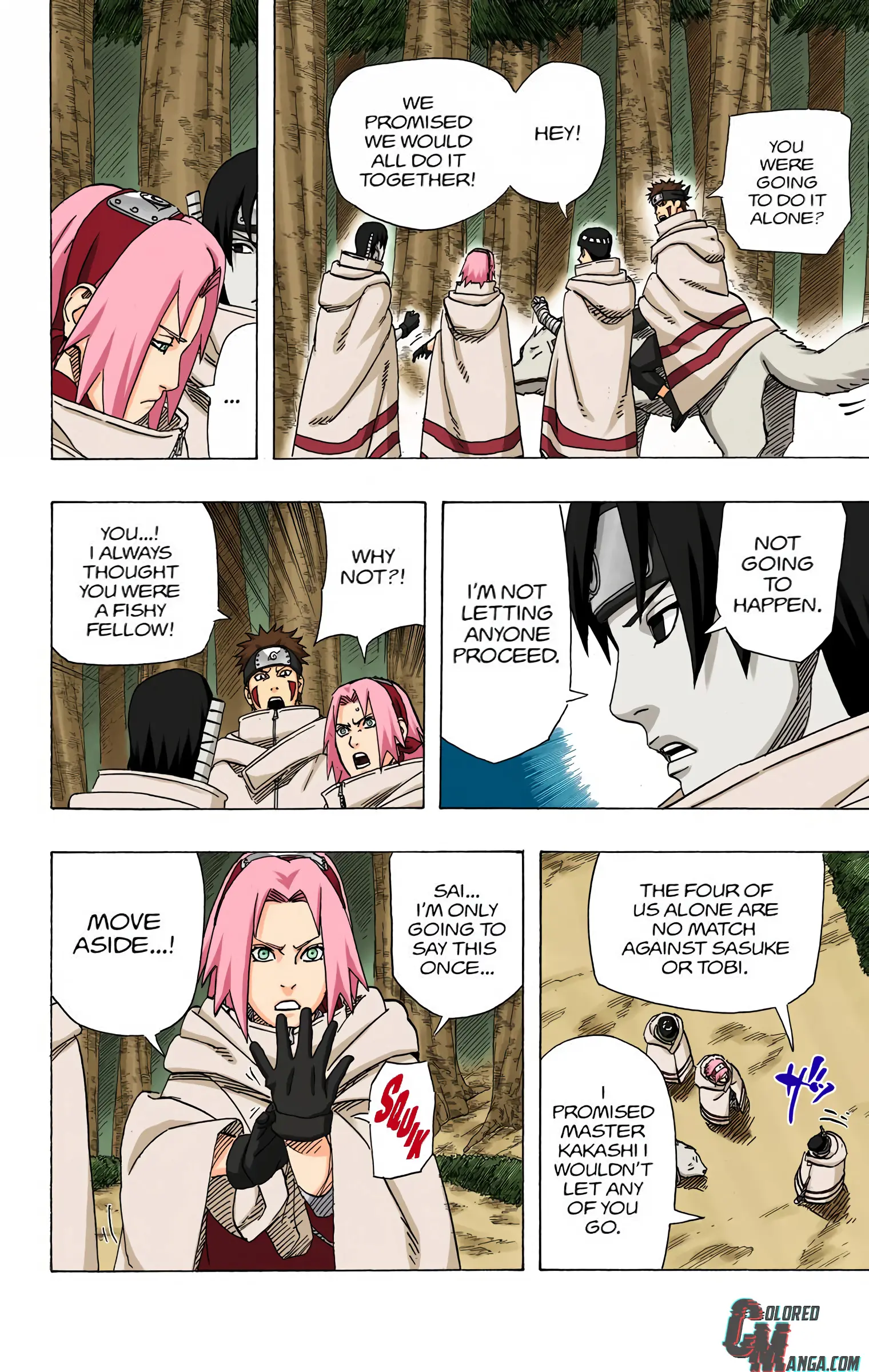 Naruto Colored Manga Online, chapter 481, page 16