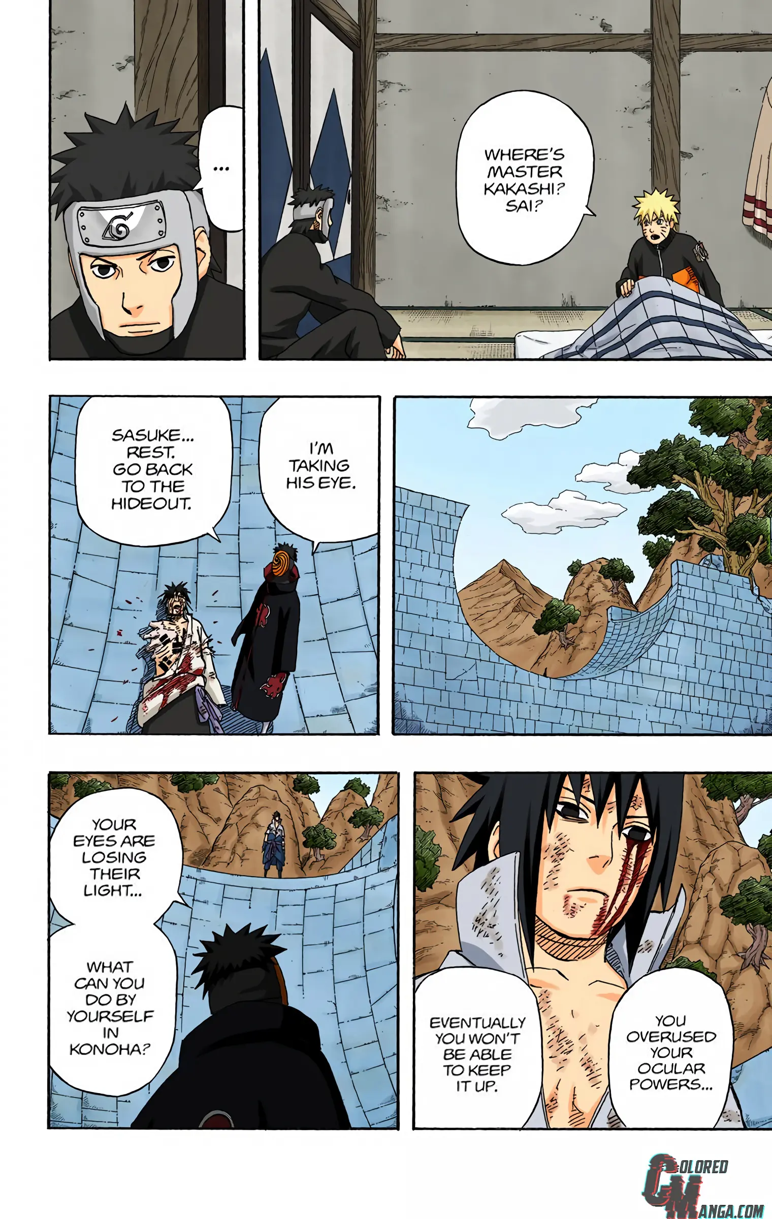 Naruto Colored Manga Online, chapter 482, page 2