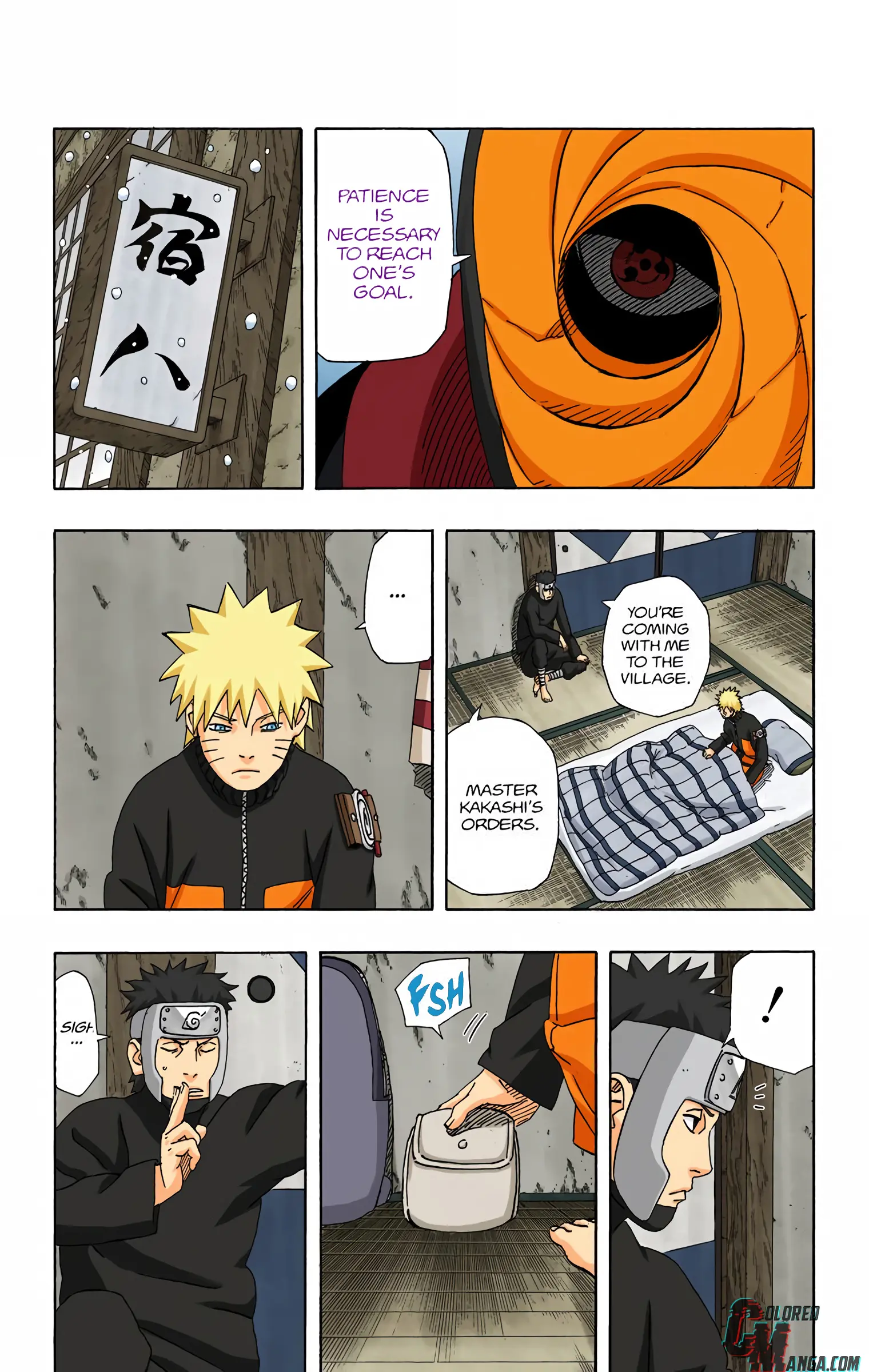 Naruto Colored Manga Online, chapter 482, page 3