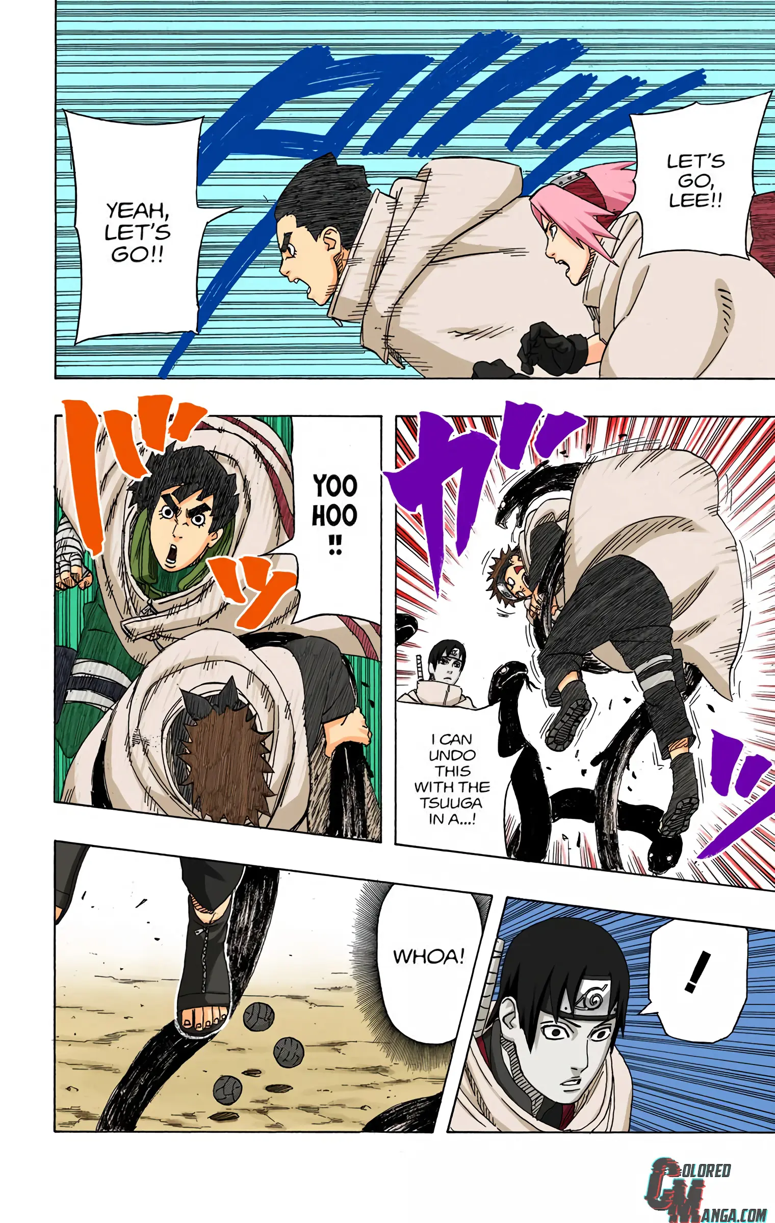 Naruto Colored Manga Online, chapter 482, page 6
