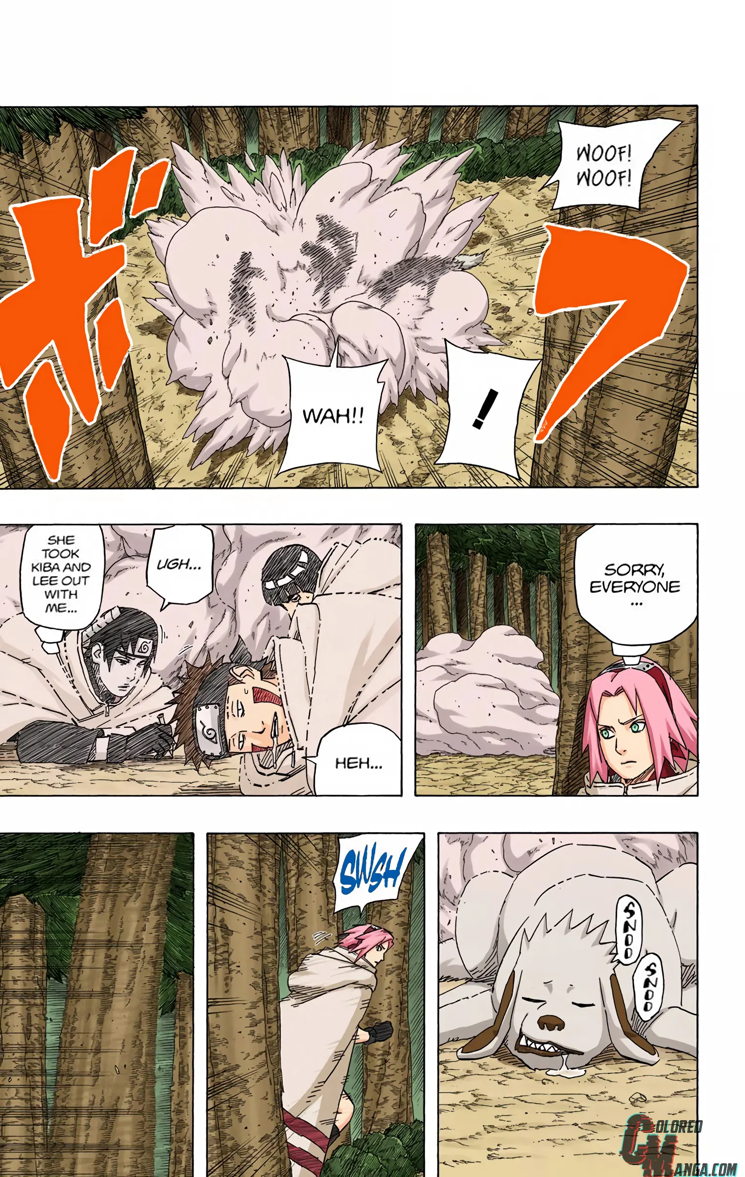 Naruto Colored Manga Online, chapter 482, page 7