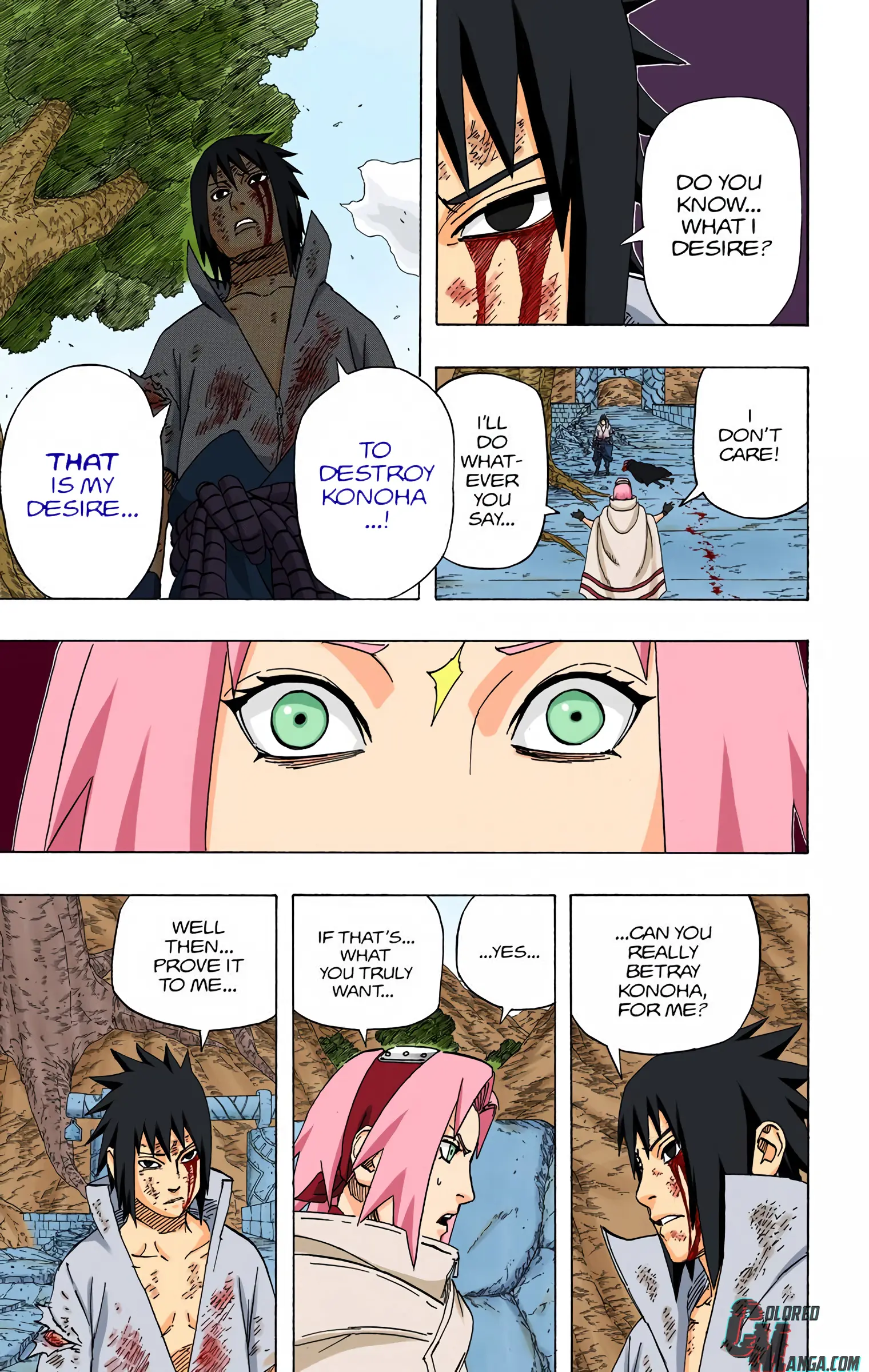 Naruto Colored Manga Online, chapter 483, page 5