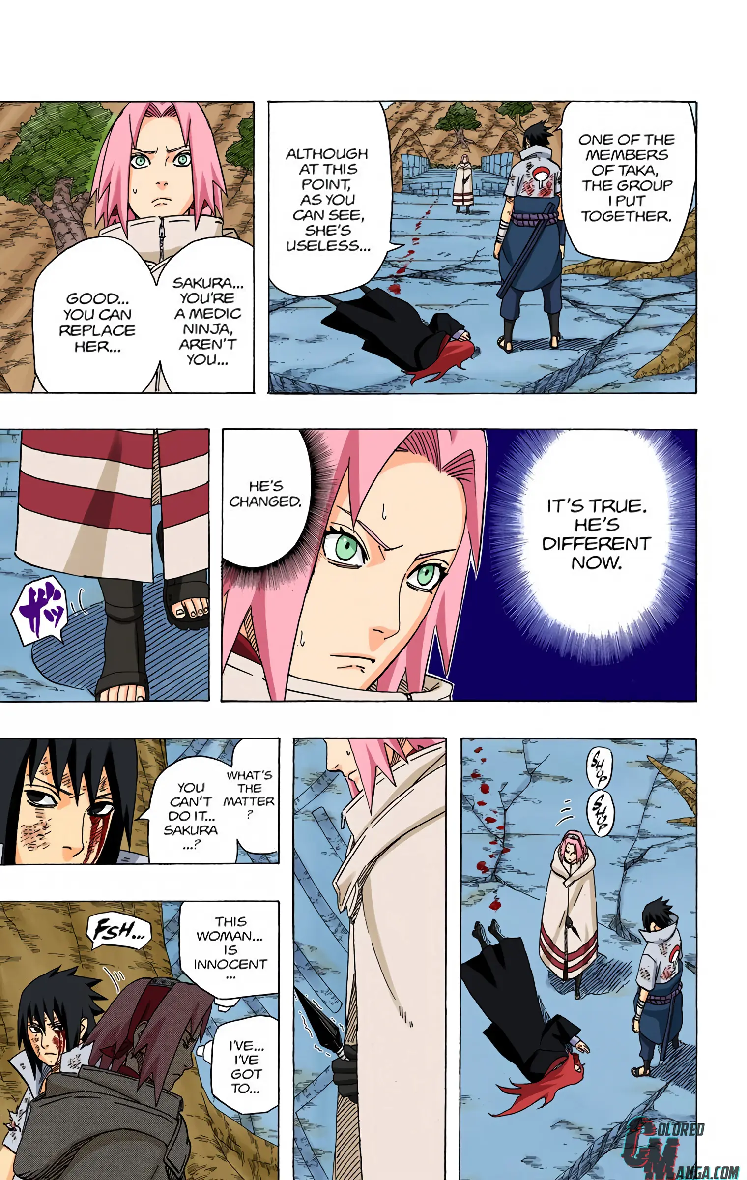 Naruto Colored Manga Online, chapter 483, page 7