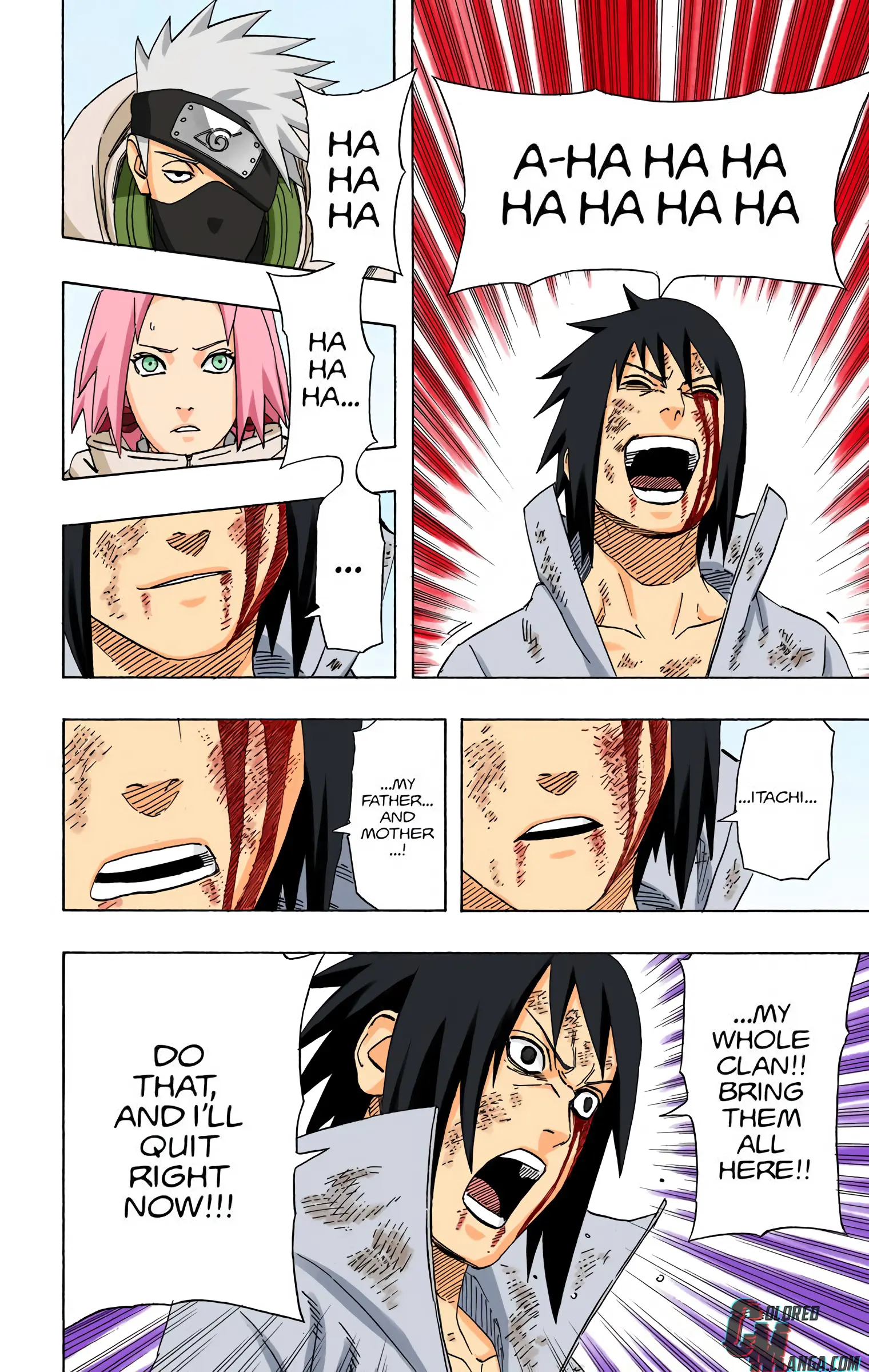 Naruto Colored Manga Online, chapter 483, page 14