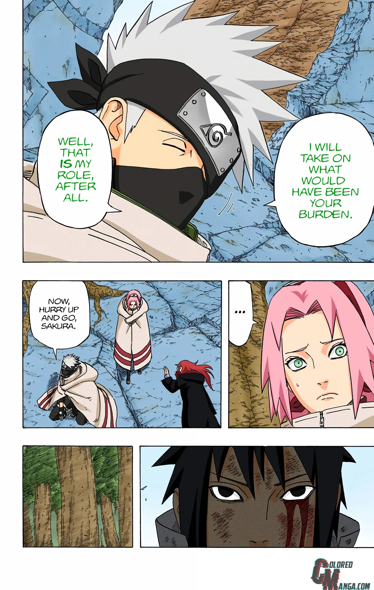 Naruto Colored Manga Online, chapter 483, page 16