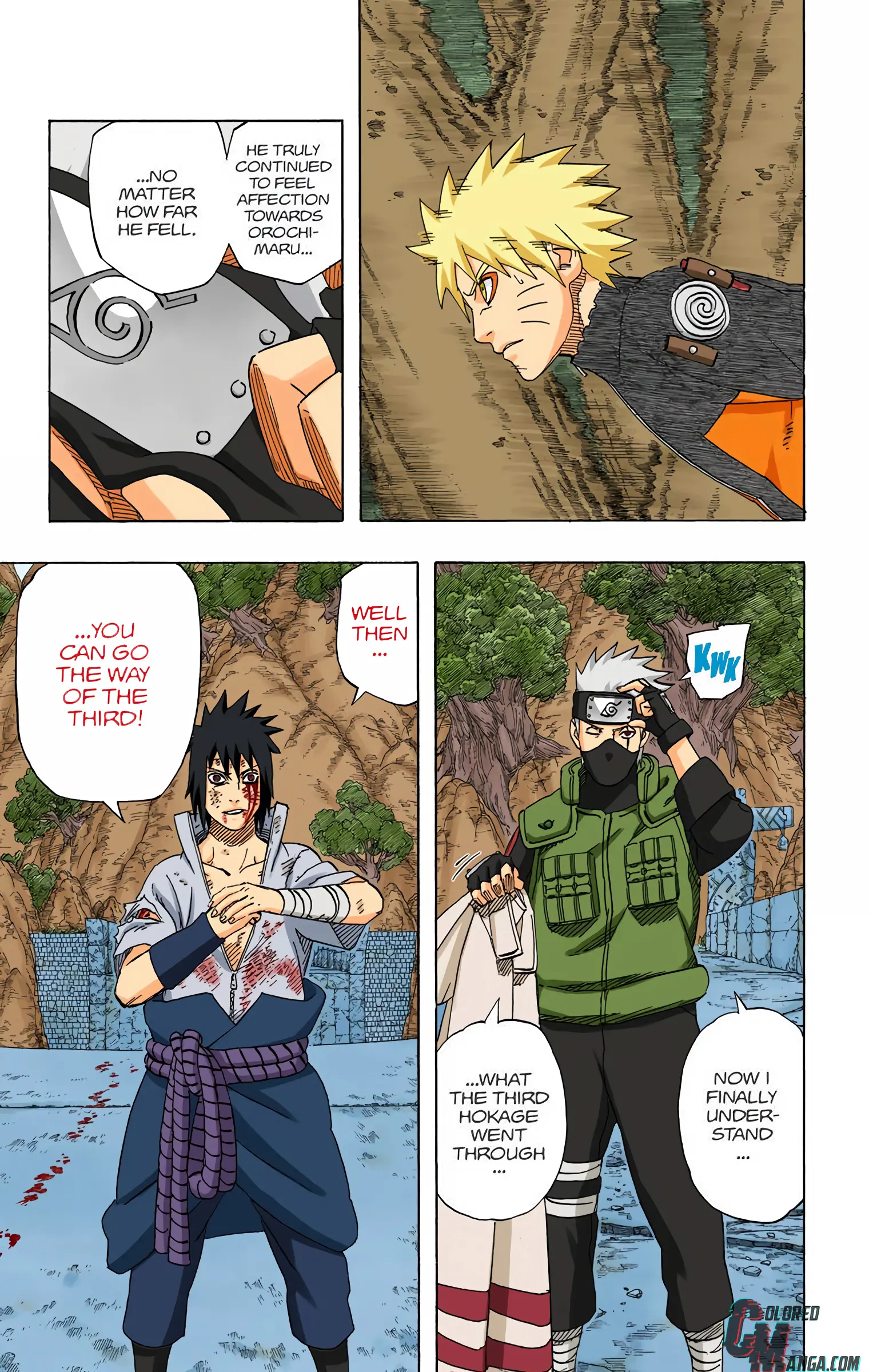 Naruto Colored Manga Online, chapter 483, page 17