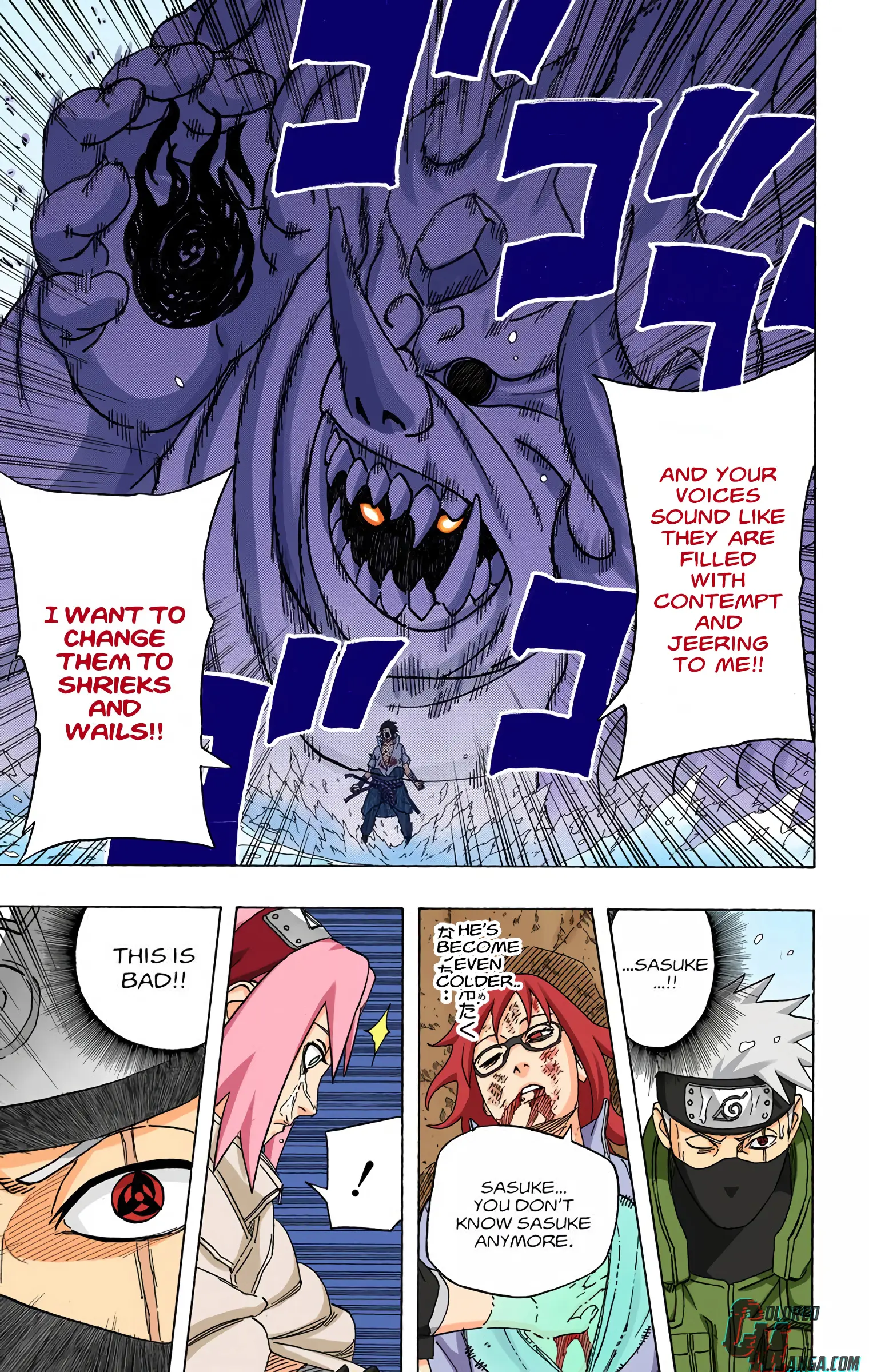 Naruto Colored Manga Online, chapter 484, page 15