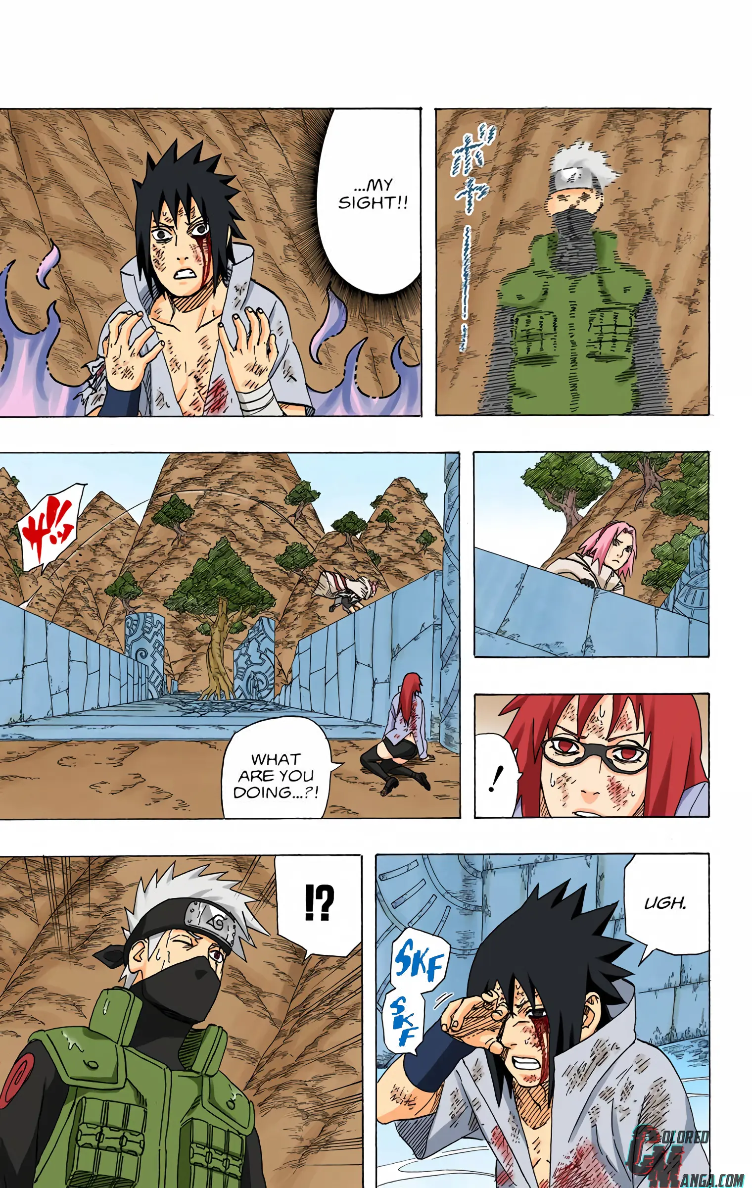 Naruto Colored Manga Online, chapter 484, page 17