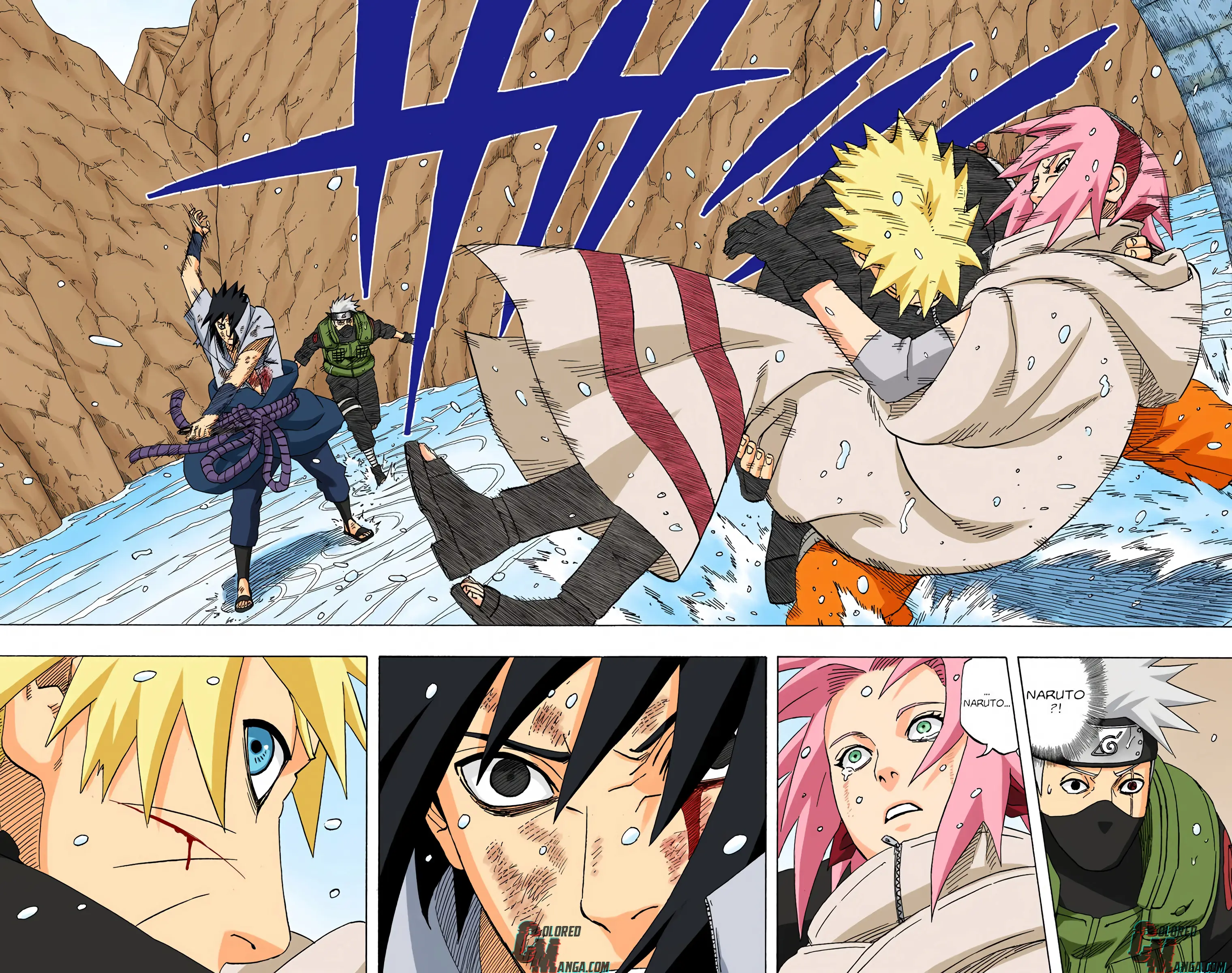 Naruto Colored Manga Online, chapter 484, page 22