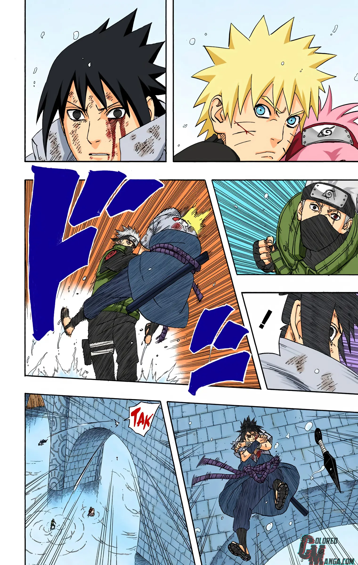 Naruto Colored Manga Online, chapter 485, page 2