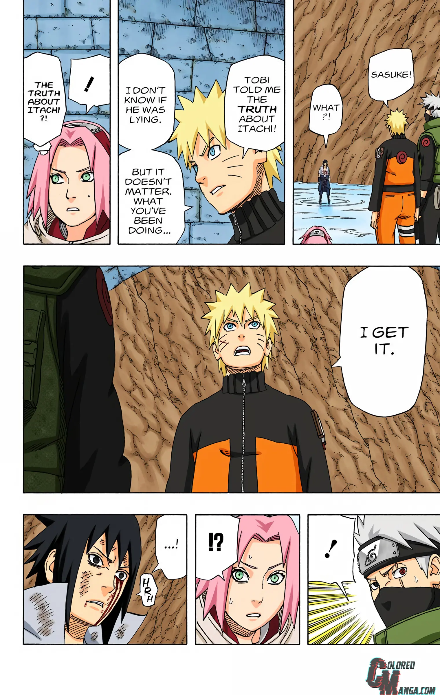 Naruto Colored Manga Online, chapter 485, page 4