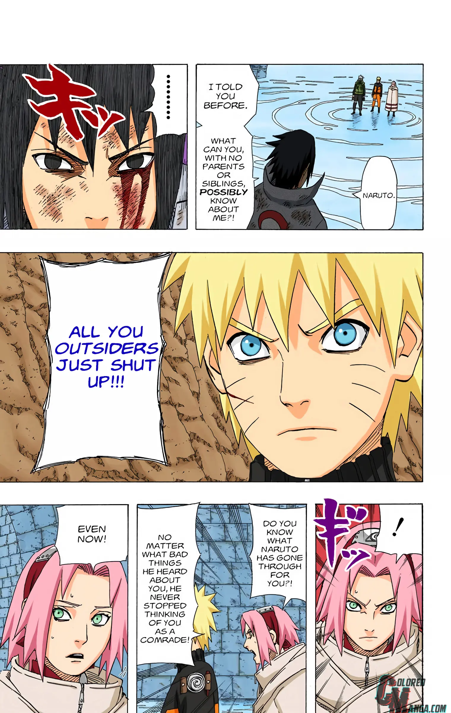 Naruto Colored Manga Online, chapter 485, page 5