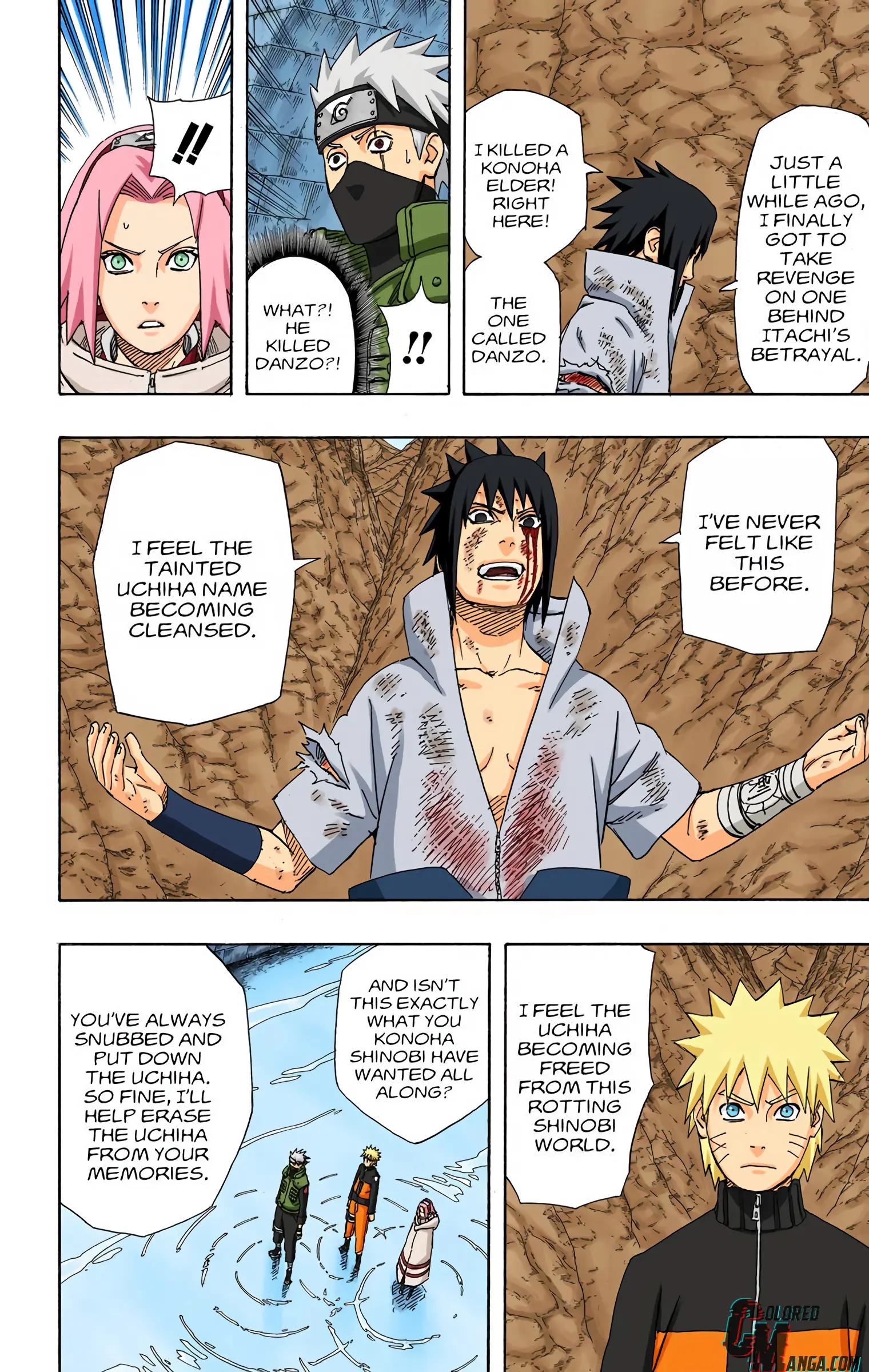 Naruto Colored Manga Online, chapter 485, page 6